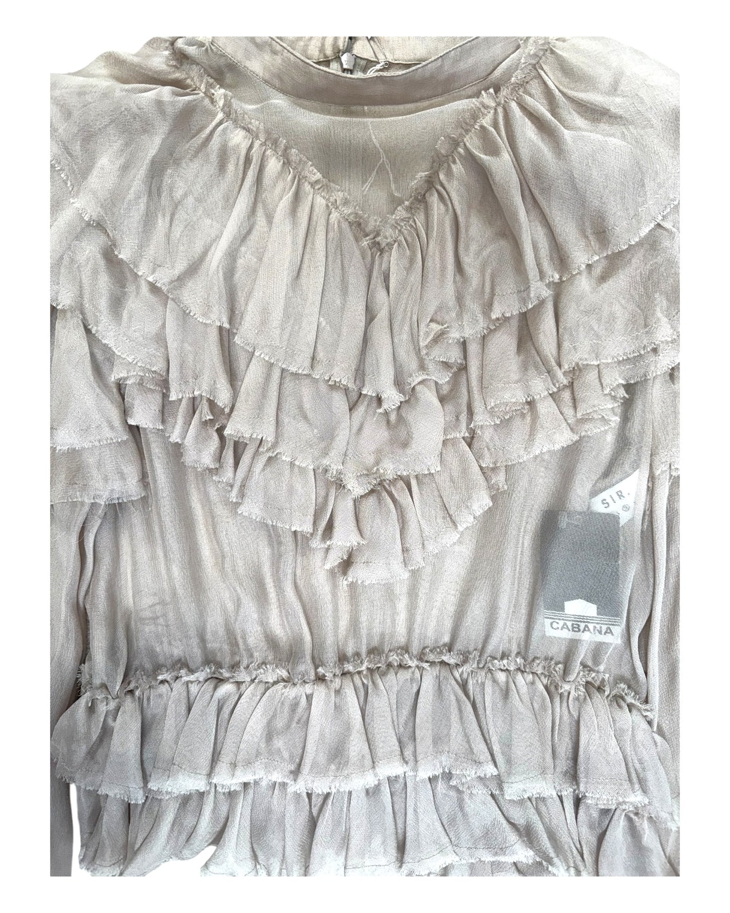Pre-Loved SIR Bone Cosette Ruffle Top