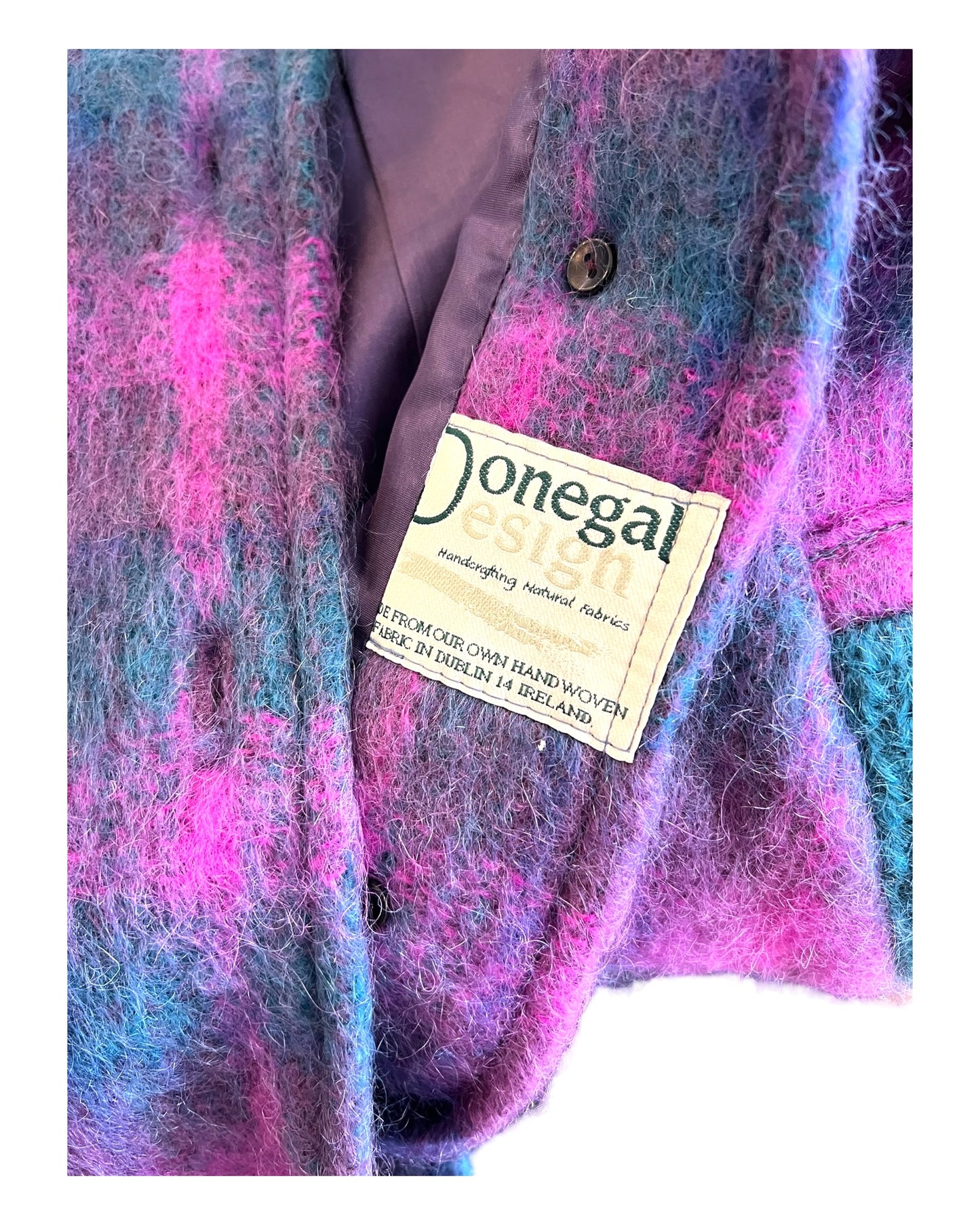 Vintage Donegal Design Wool Jacket