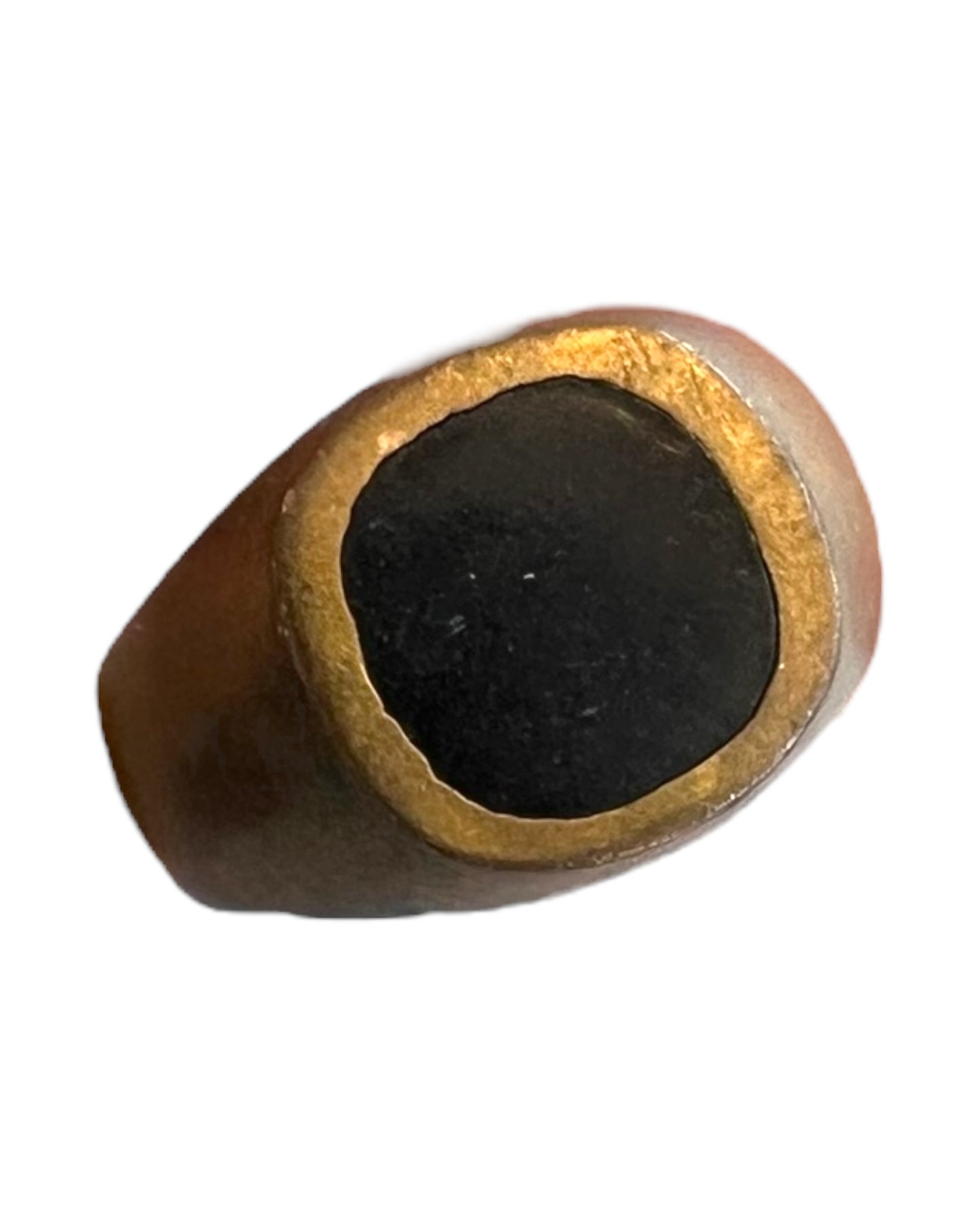 Vintage Black and Gold Ring