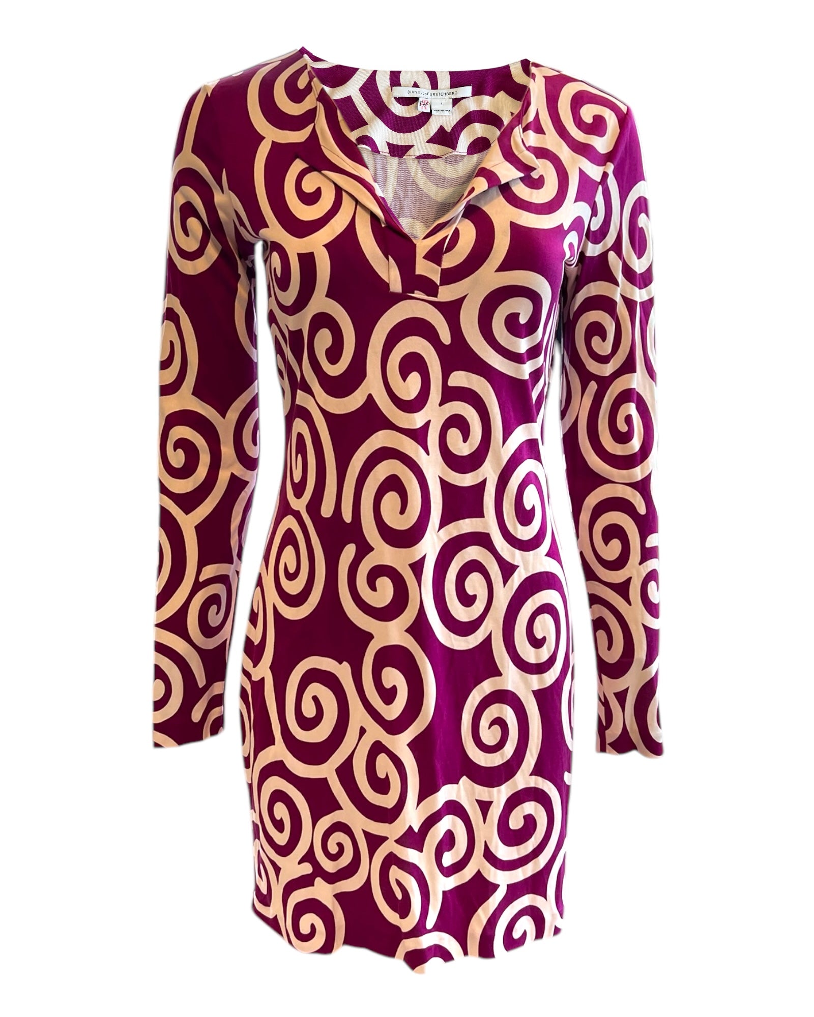 Vintage Diane Von Furstenberg Purple Silk Mini Dress STARKE NAKED VINTAGE Vintage Diane Von Furstenberg Purple Silk Mini Dress STARKE NAKED VINTAGE