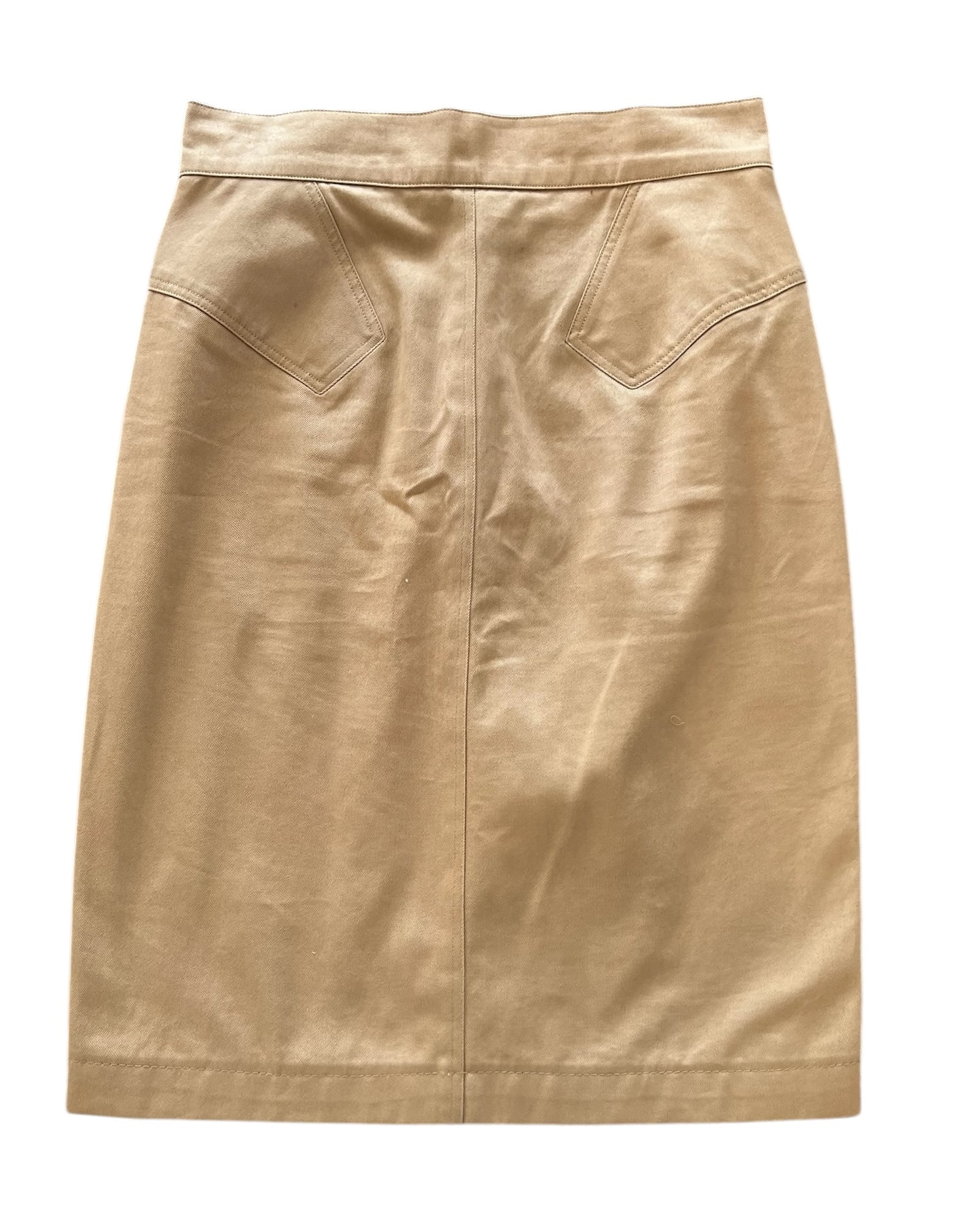 Vintage Alaïa Tan Mini Skirt