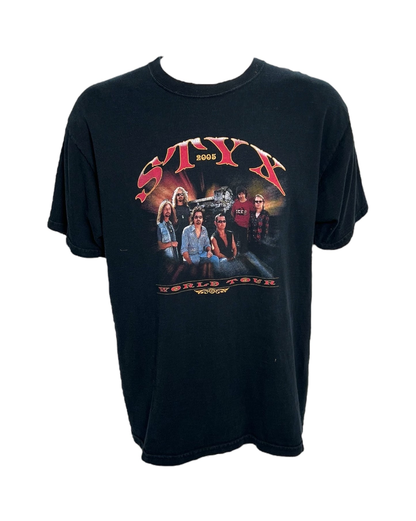 Vintage 2005 STYX World Tour Tee