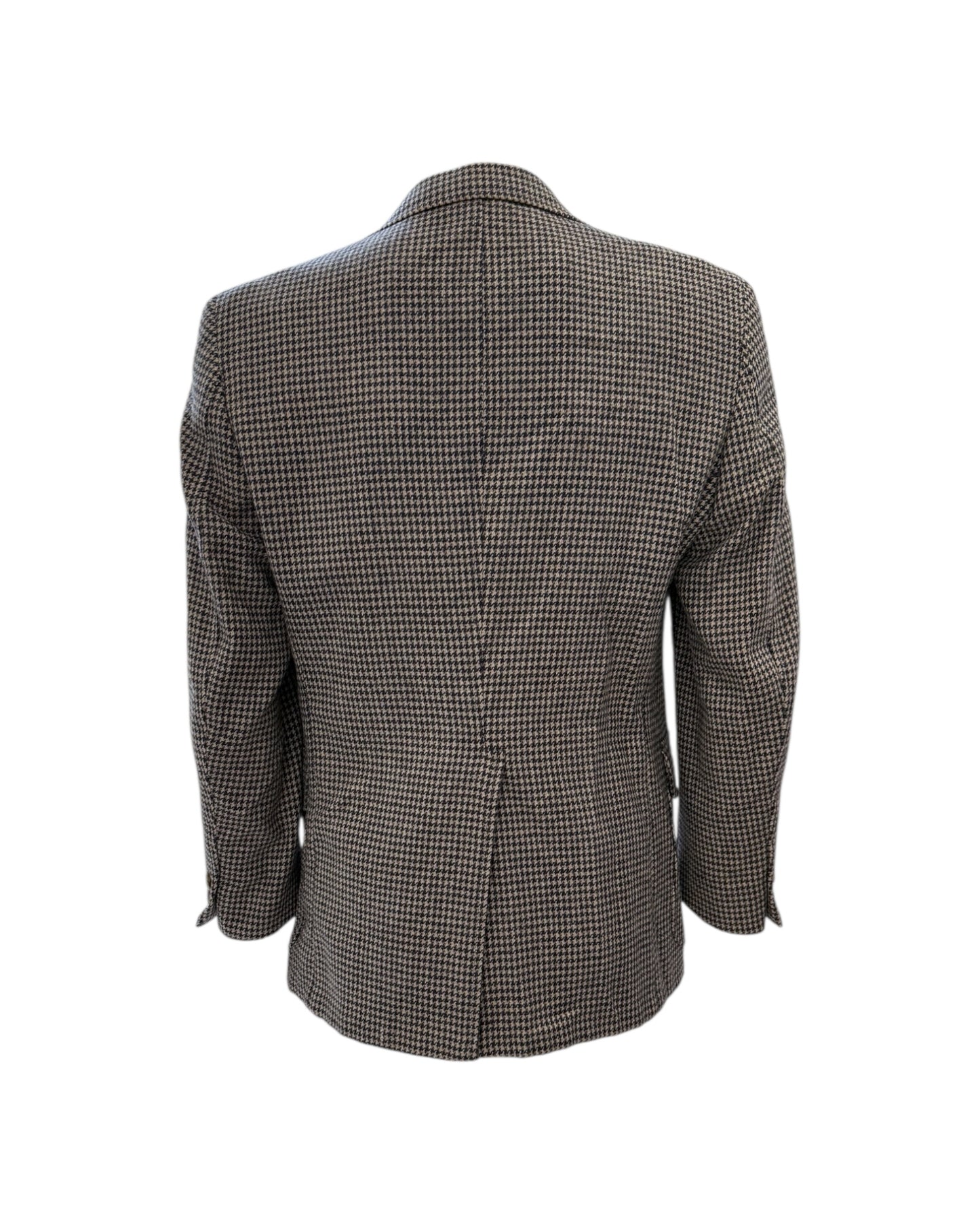Vintage Huntington Blue and Brown Houndstooth Blazer