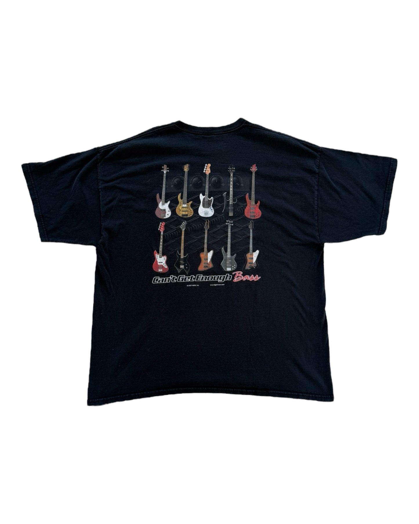 Vintage "Can't Get Enough Bass" Black Tee