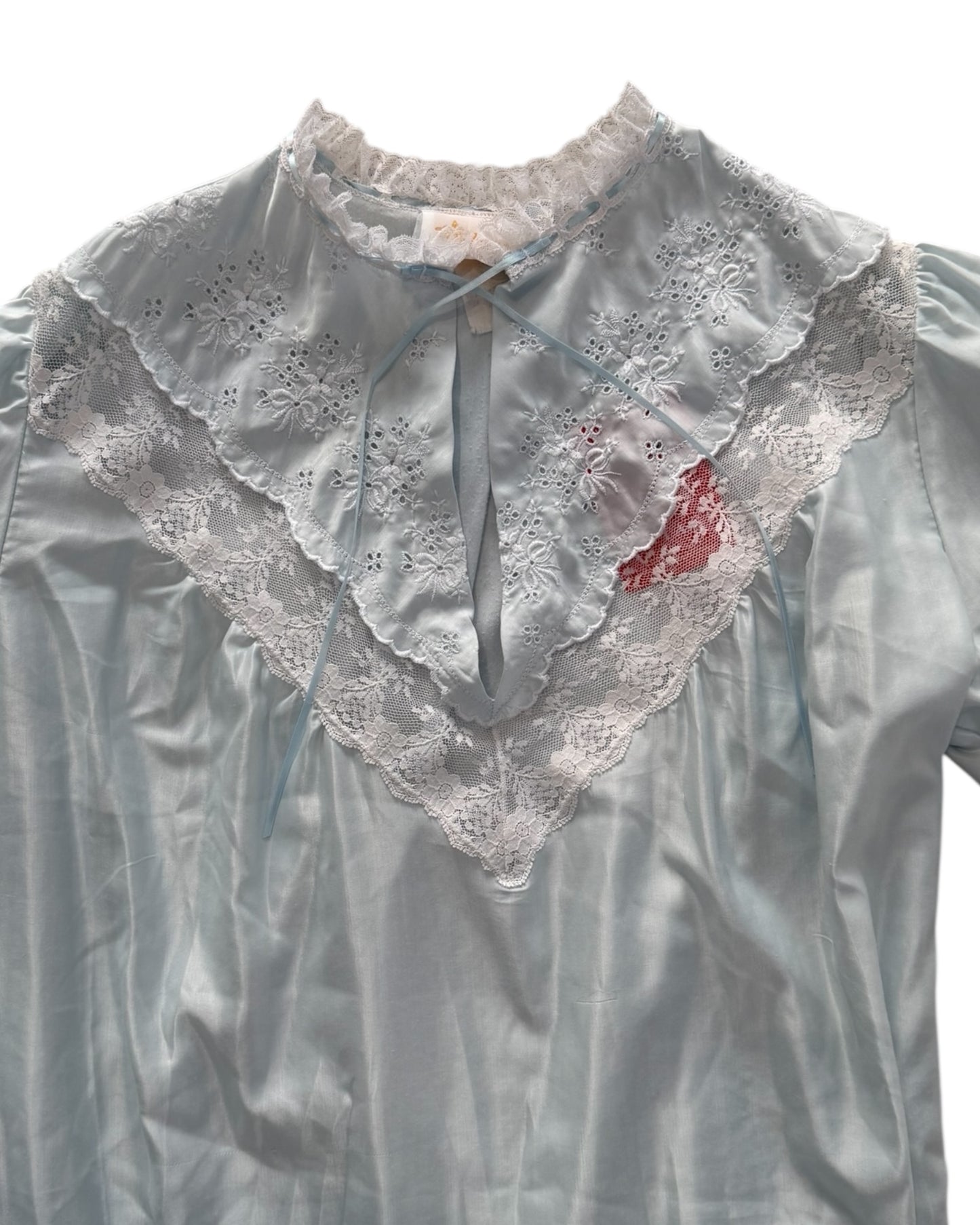 Vintage Barbizon Baby Blue Long Nightgown
