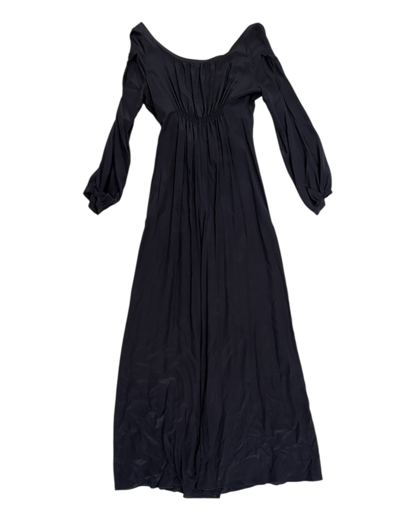 Vintage Black Silk Jumpsuit