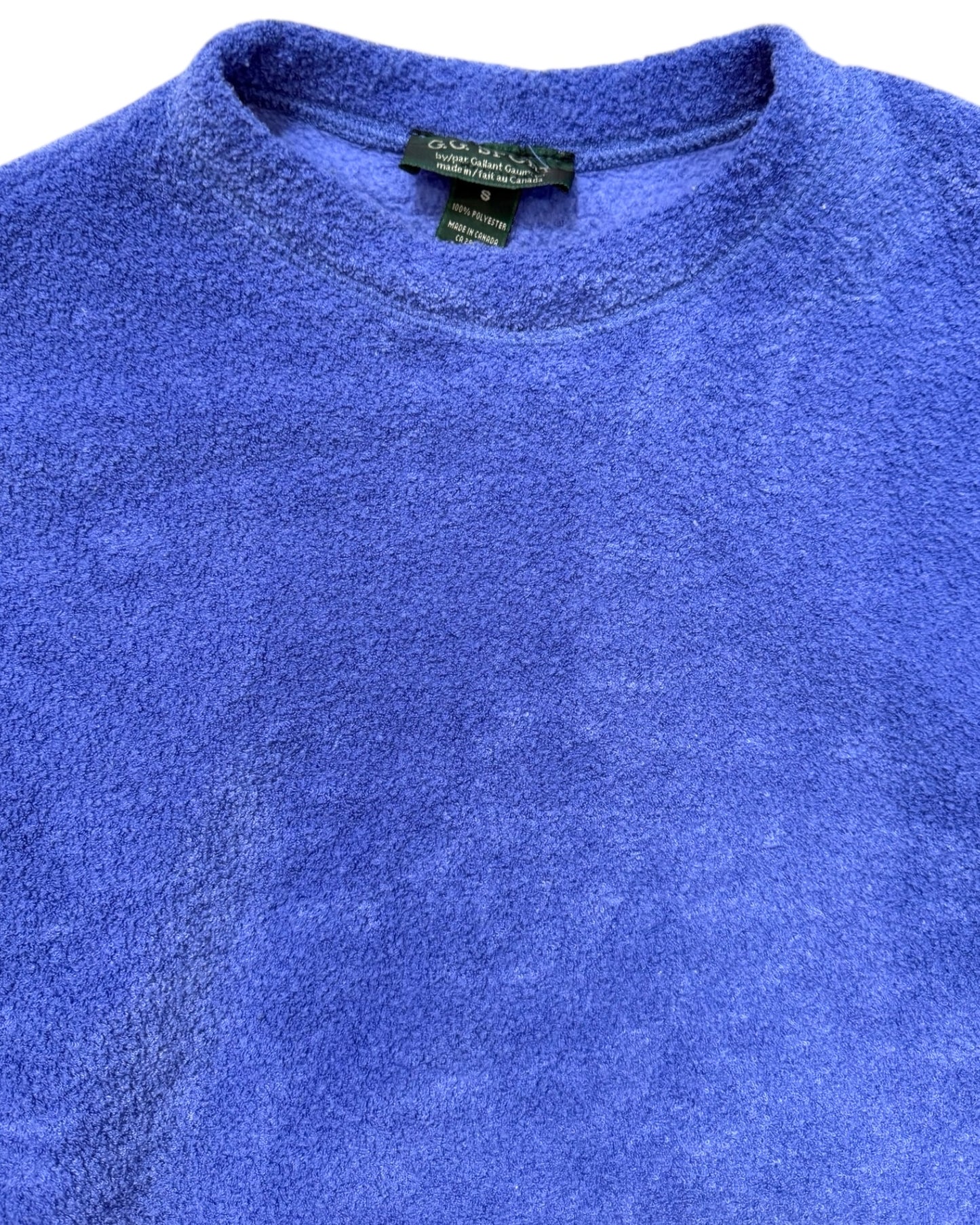 Vintage Purple Fleece Pullover Sweater