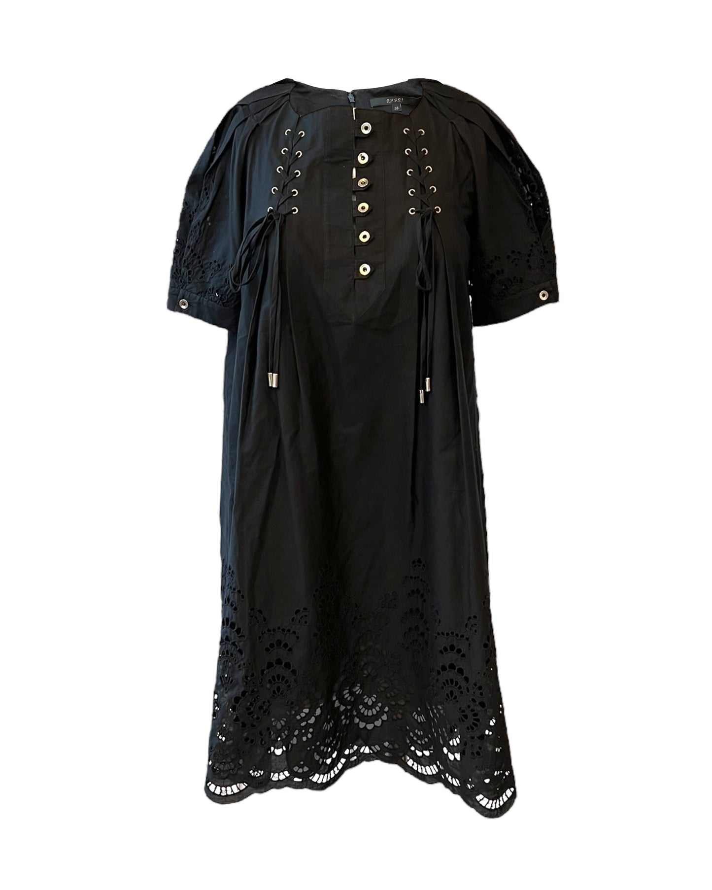 Vintage 2008 Gucci Black Lace Dress by Frida Giannini