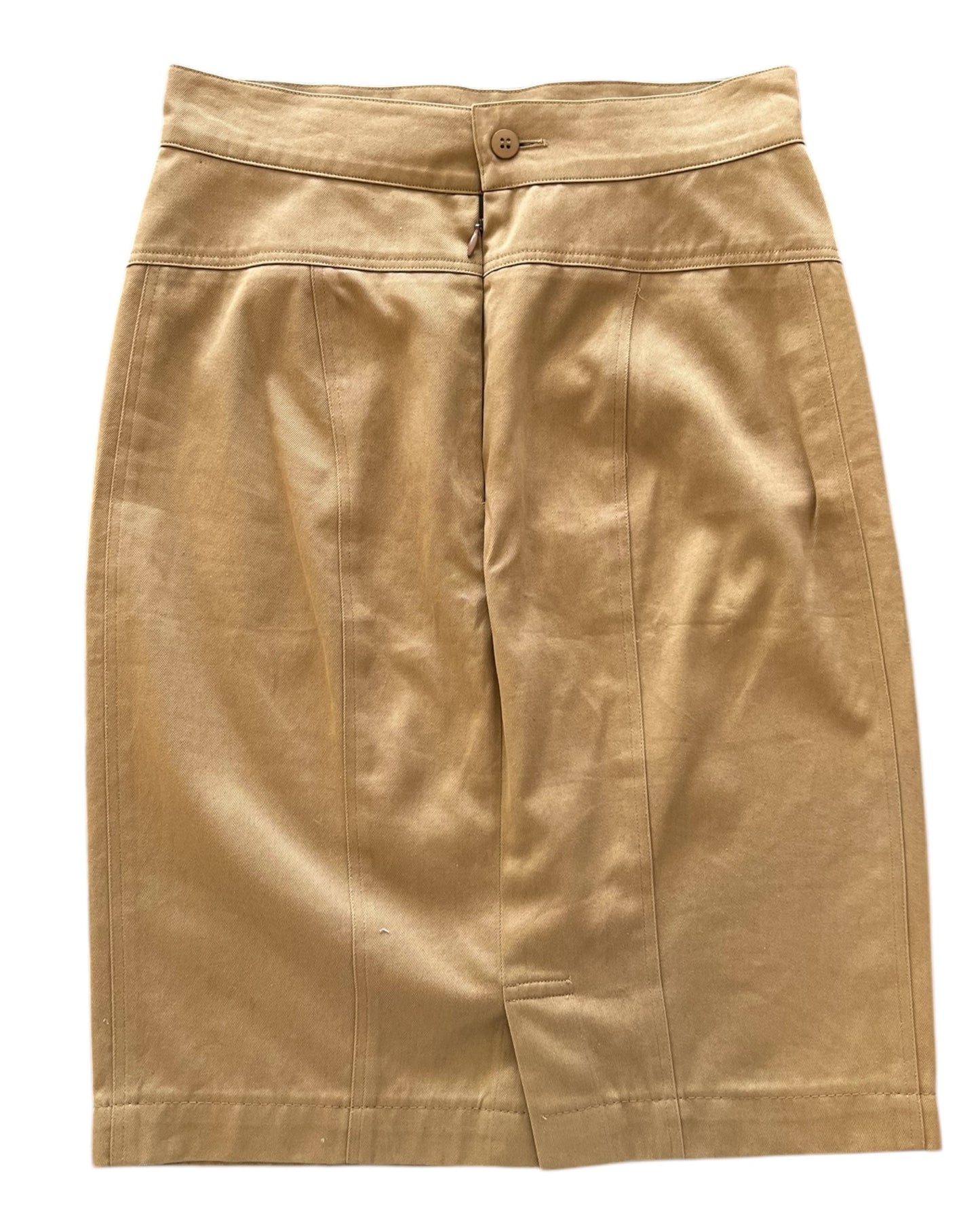 Vintage Alaïa Tan Mini Skirt