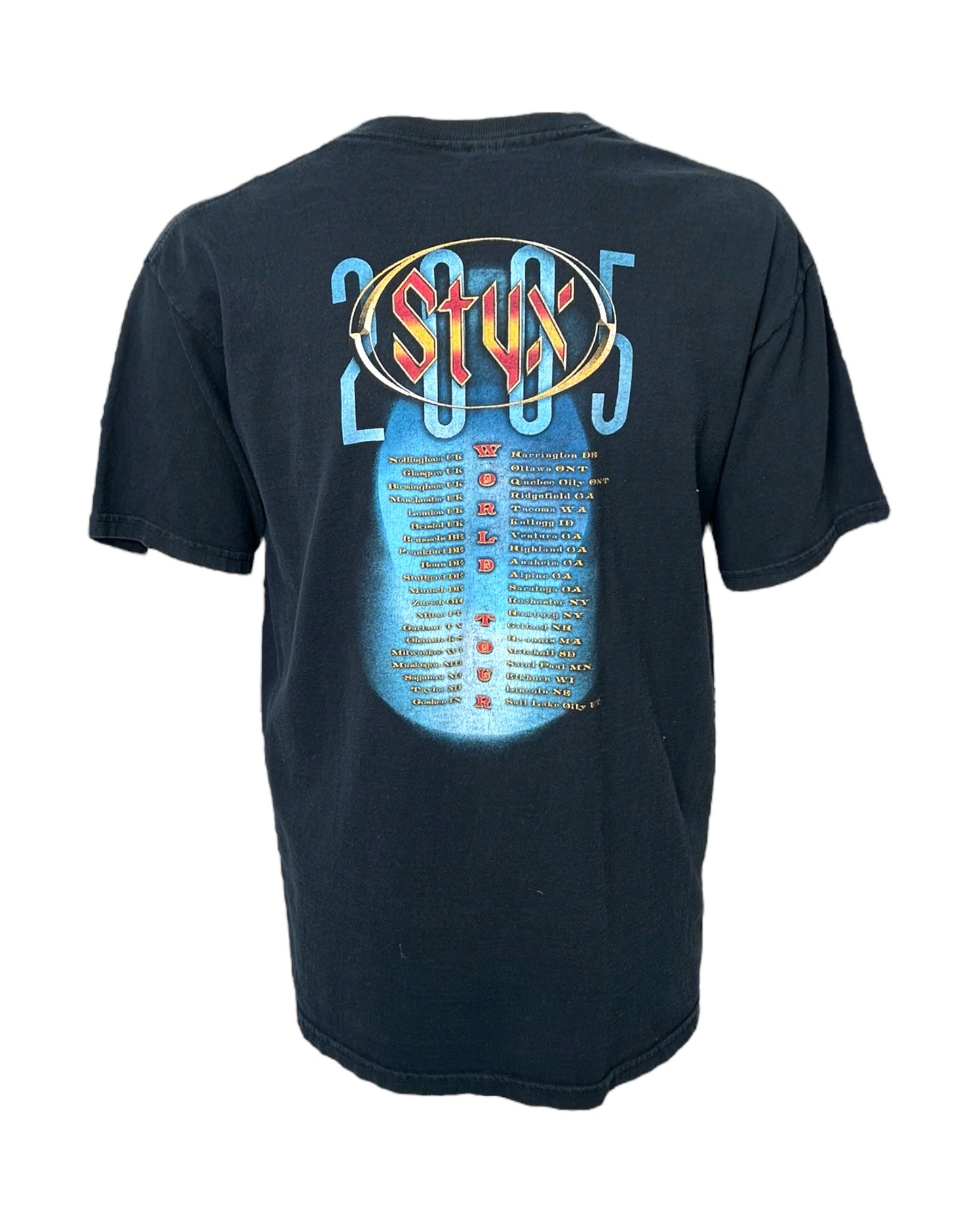 Vintage 2005 STYX World Tour Tee