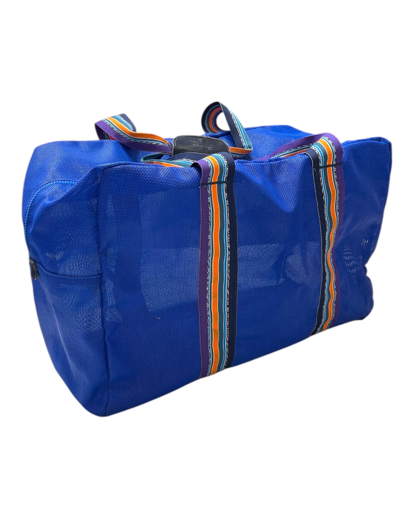 Vintage Missoni Blue Mesh Duffle Bag