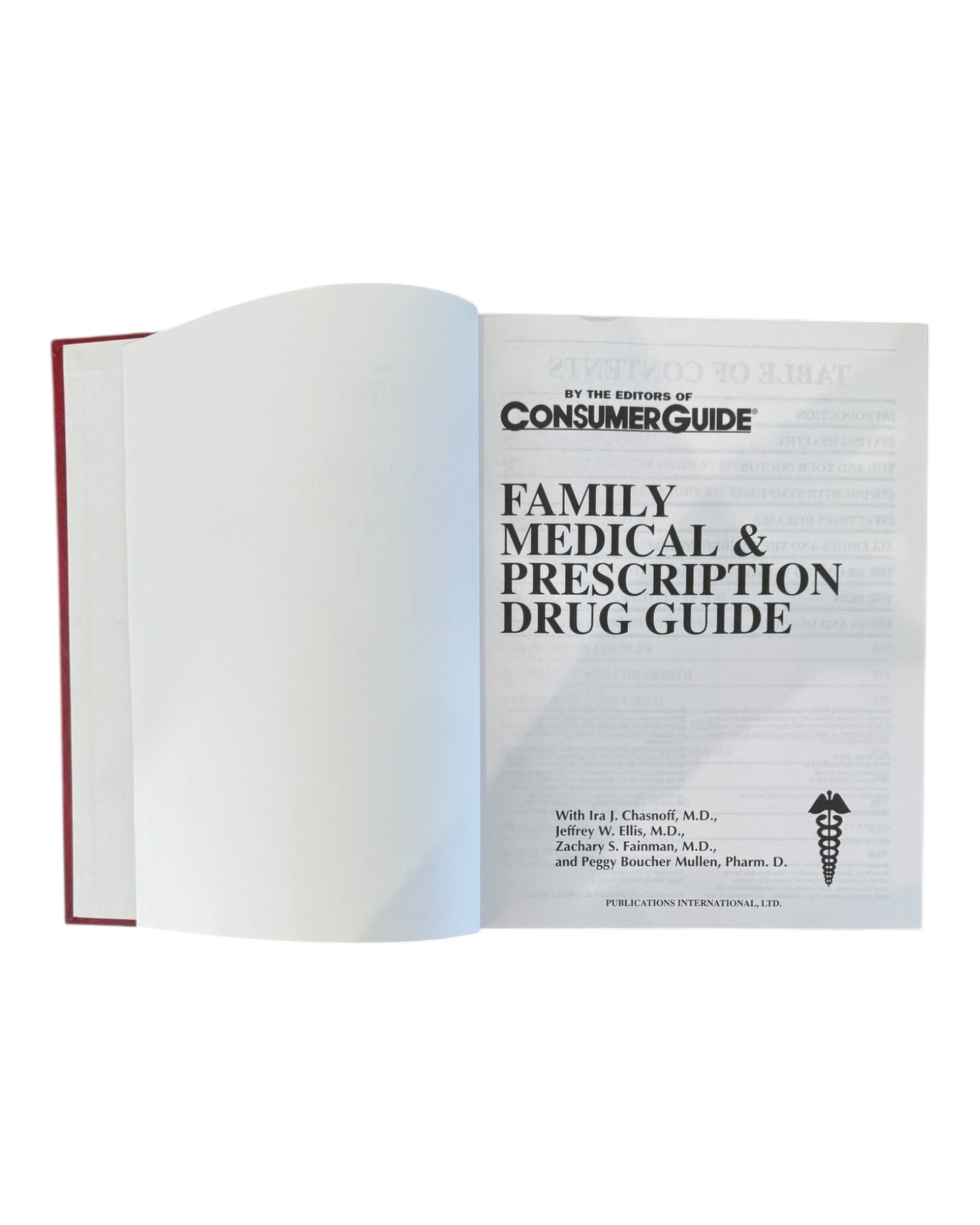 Family Medical & Prescription Drug Guide Book