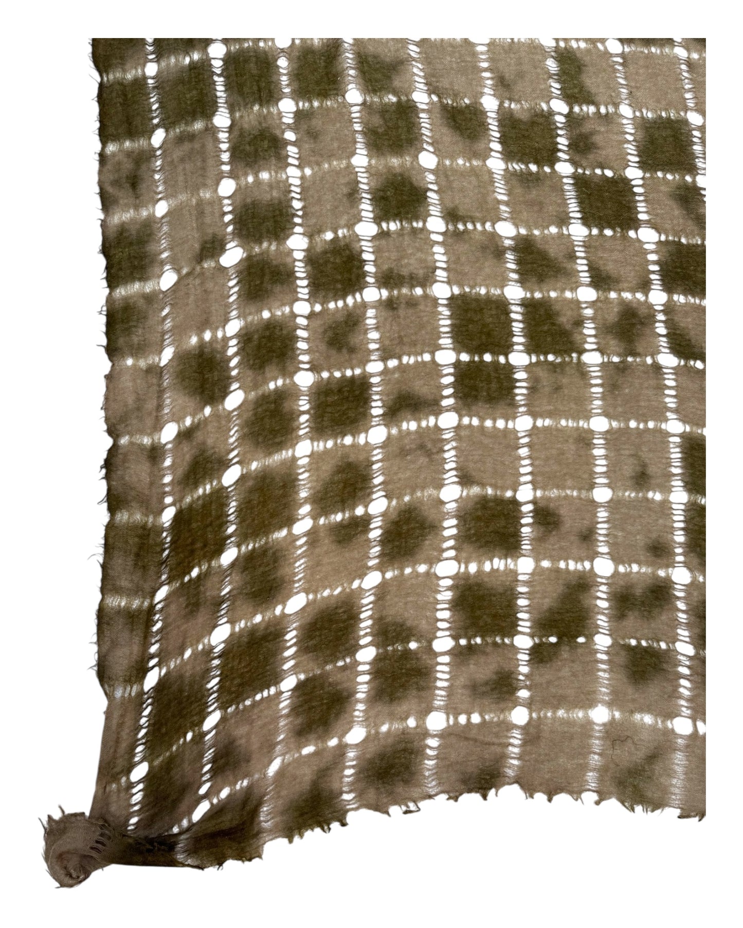 Pre-Loved Green Cashmere Shawl