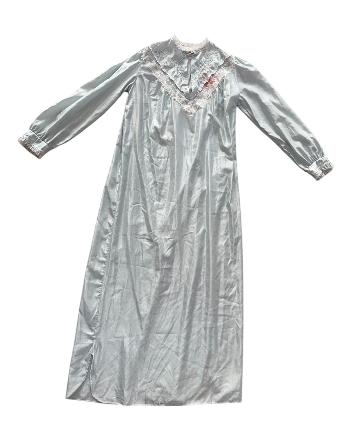 Vintage Barbizon Baby Blue Long Nightgown