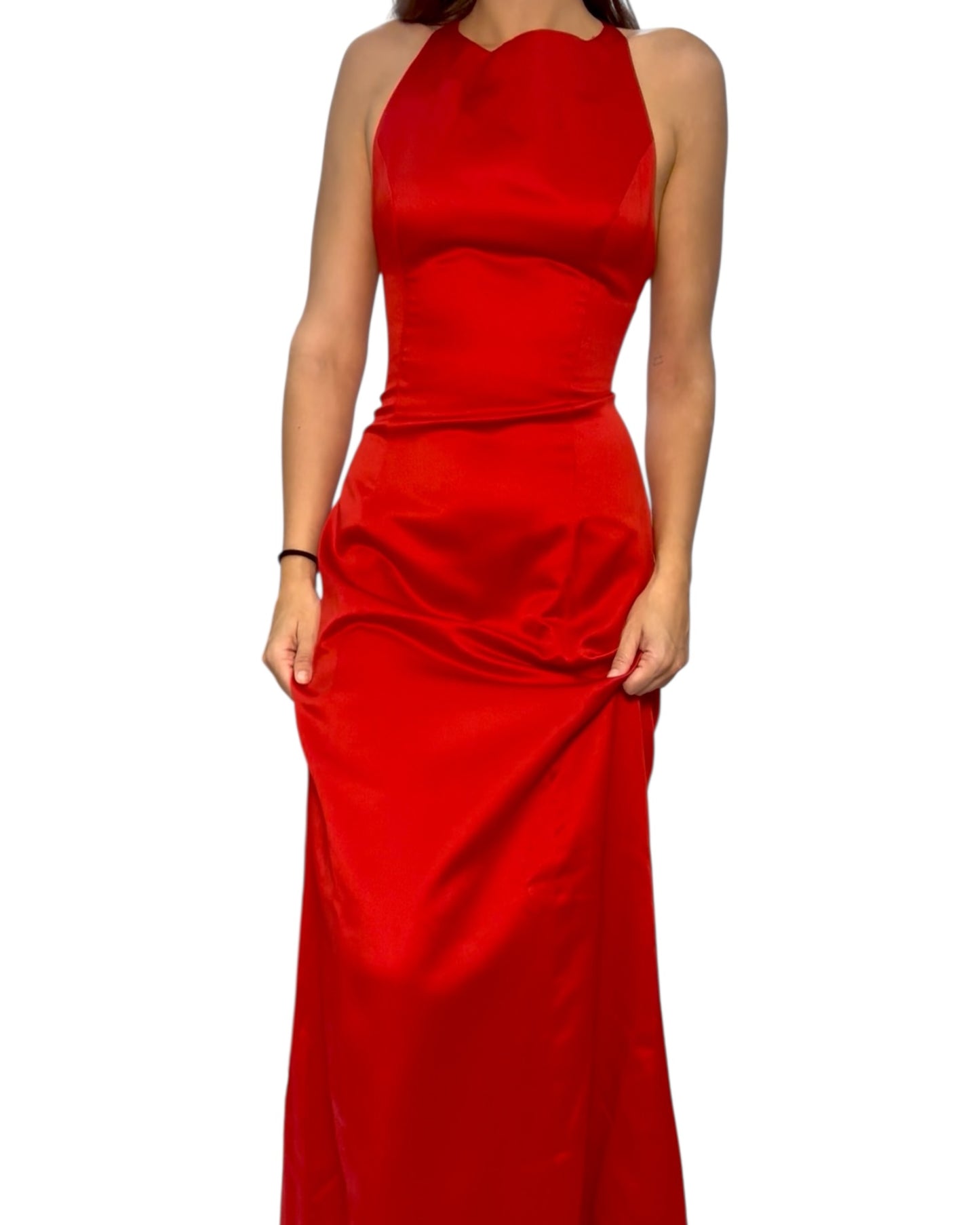 Vintage Vera Wang Red Gown