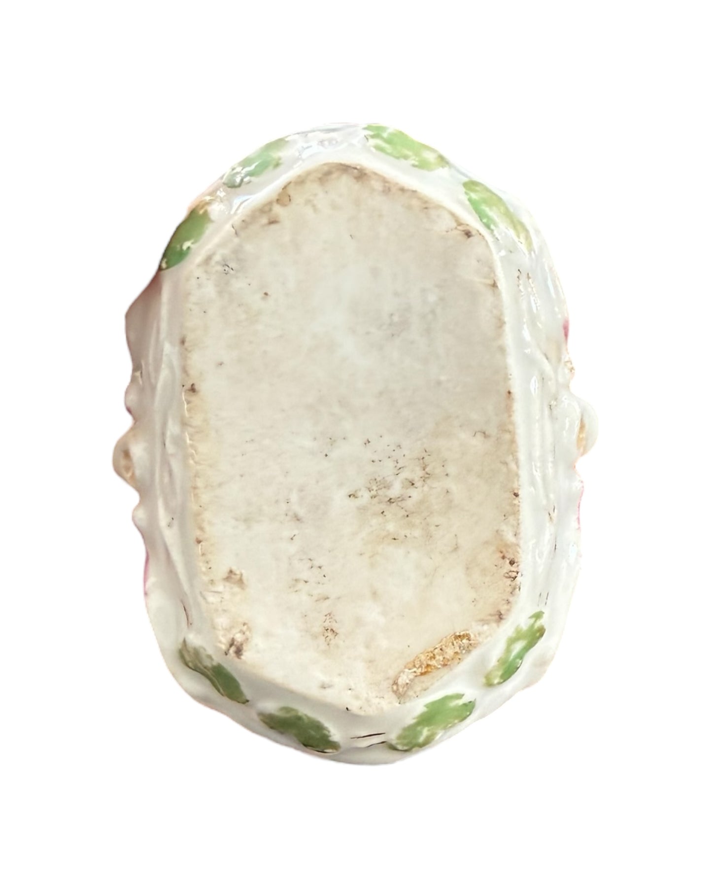 Vintage Porcelain Shell Small Trinket Box