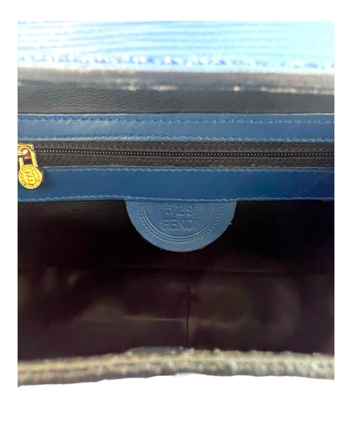 Vintage Fendi Face Shoulder Bag