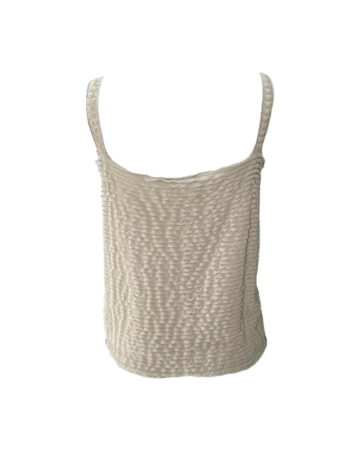 Vintage Giorgio Armani Grey Tank Top Blouse