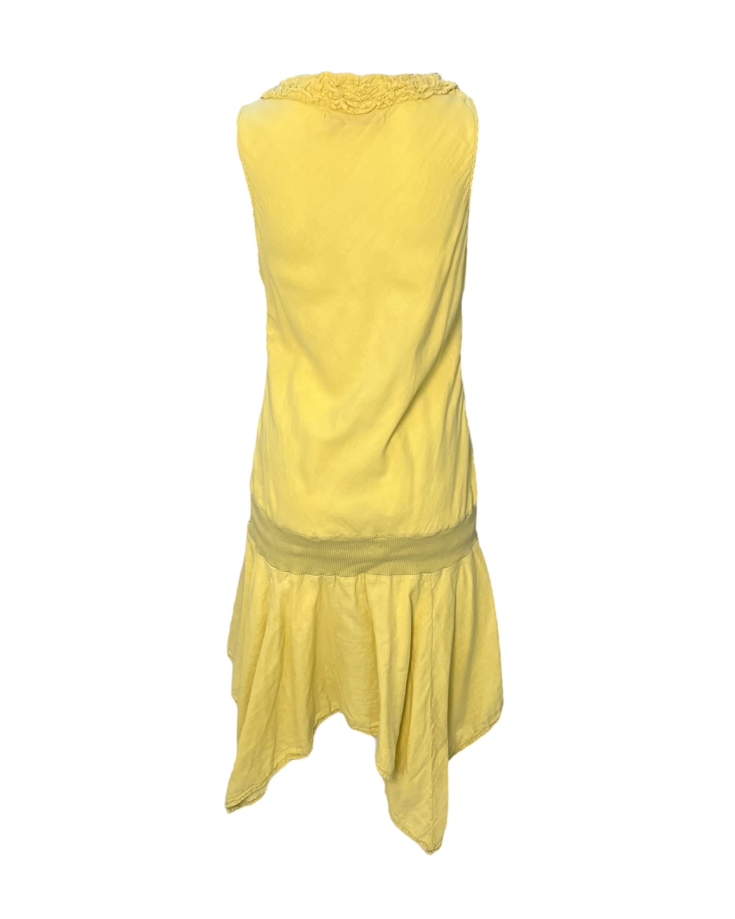 Vintage Miss Sixty Lime Green Drop-Waist Dress