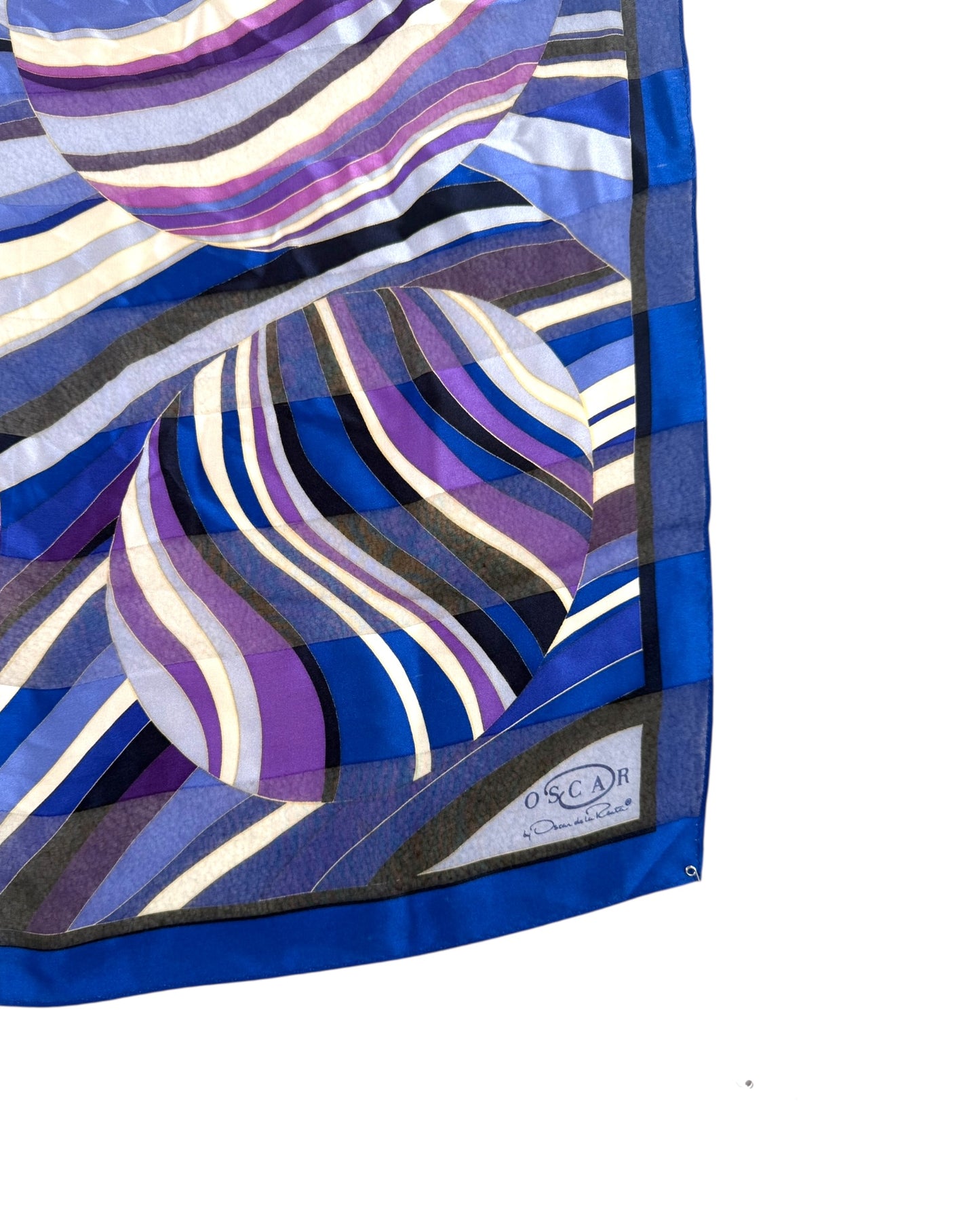 Vintage Oscar de la Renta Purple Scarf
