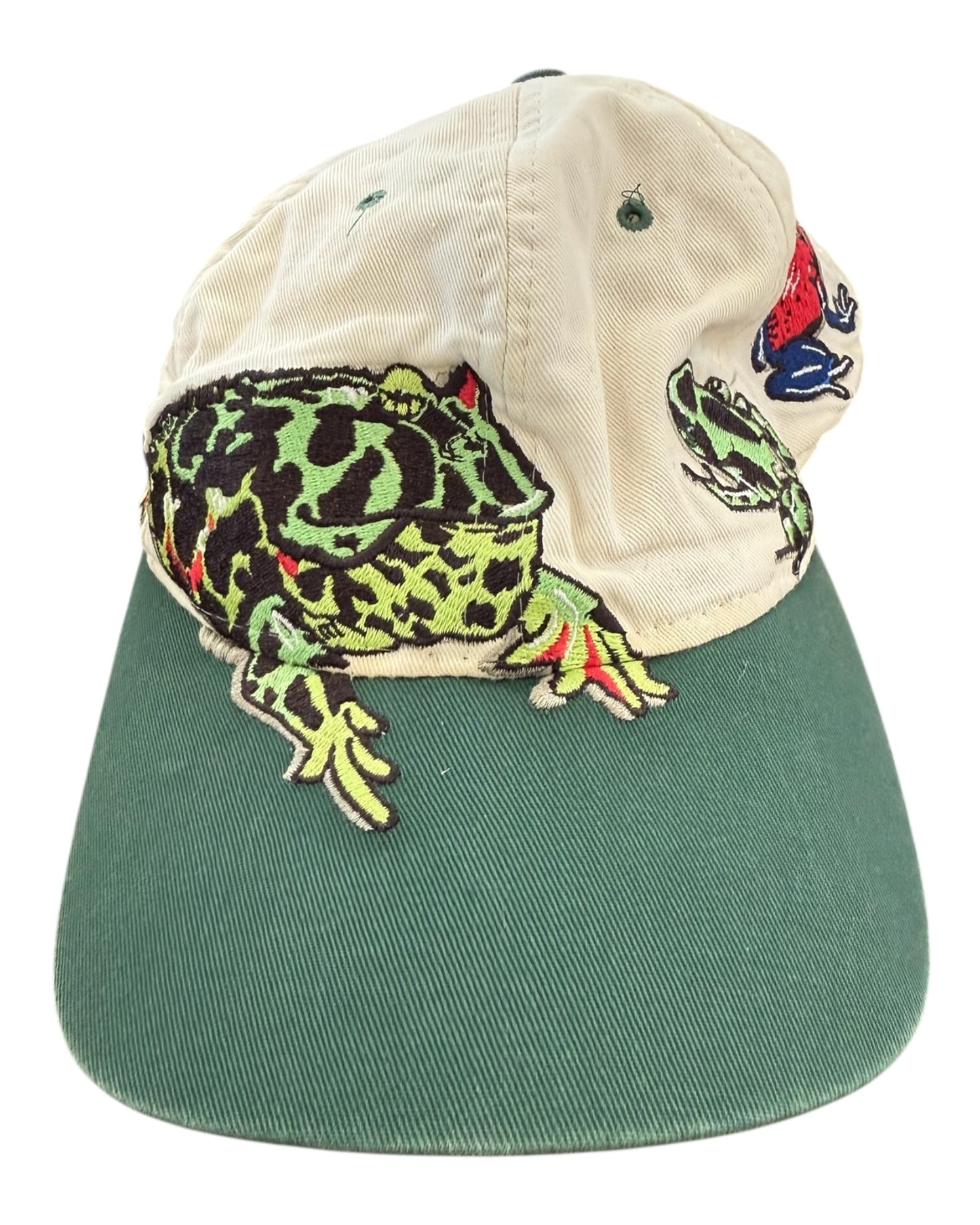Vintage Embroidered Frog Hat