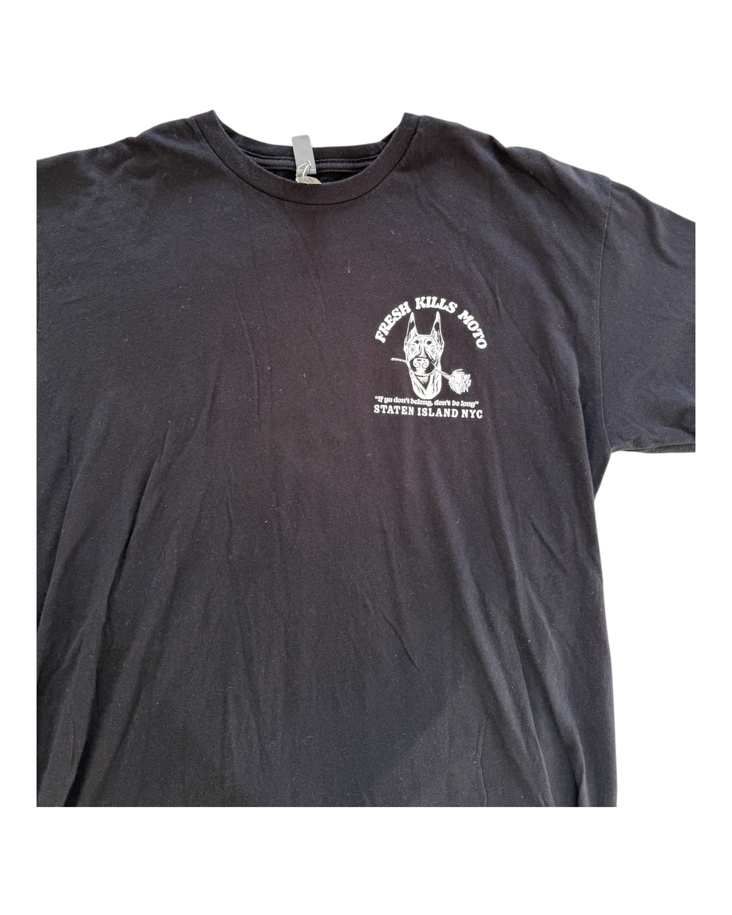 Vintage Fresh Kills Moto Black Tee