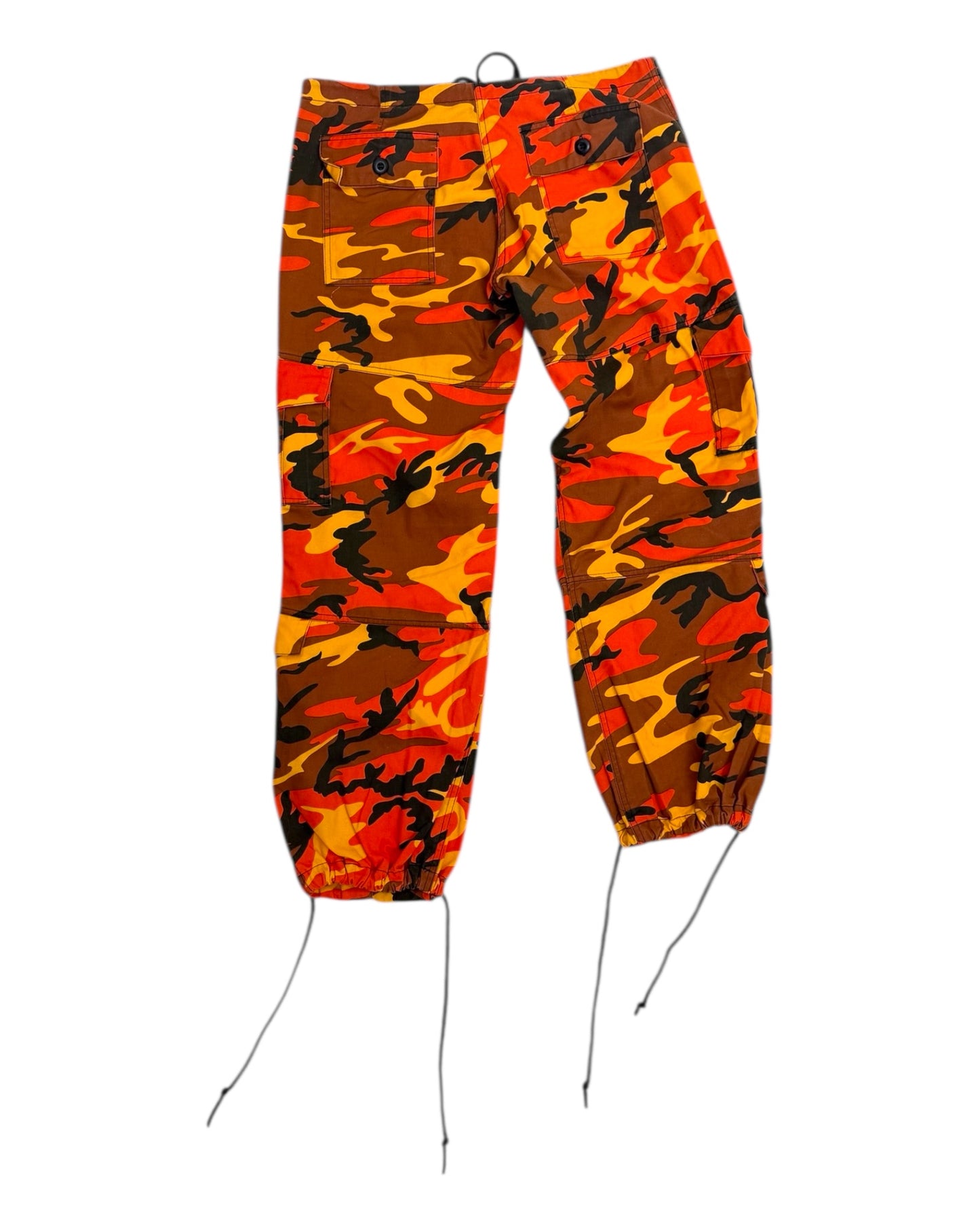 Pre-Loved Orange Camo Cargo Pants