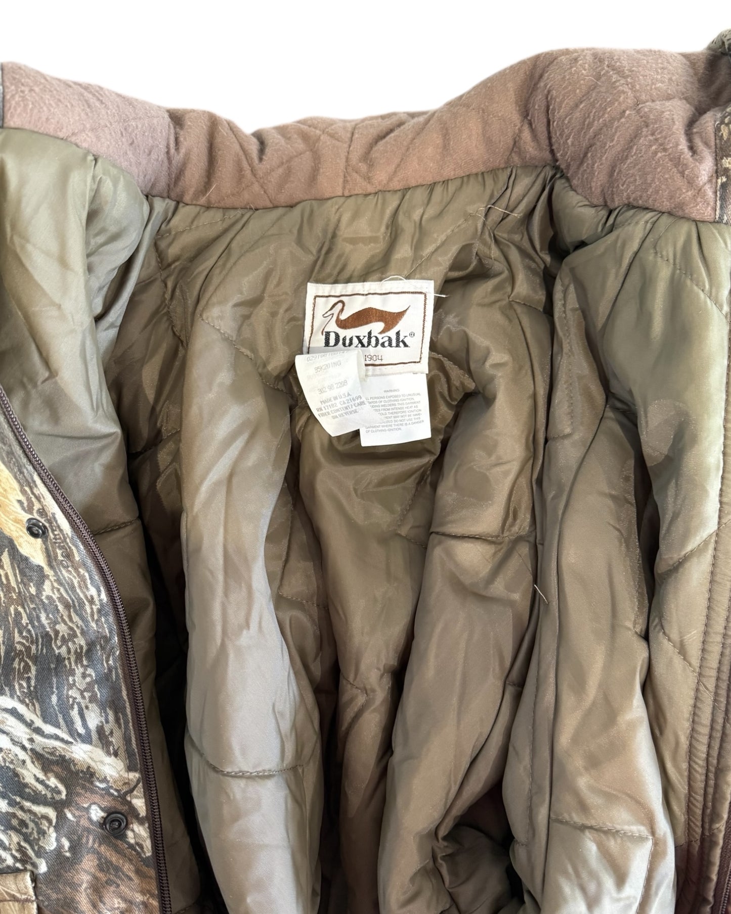 Vintage Duxbak Camouflage Coat