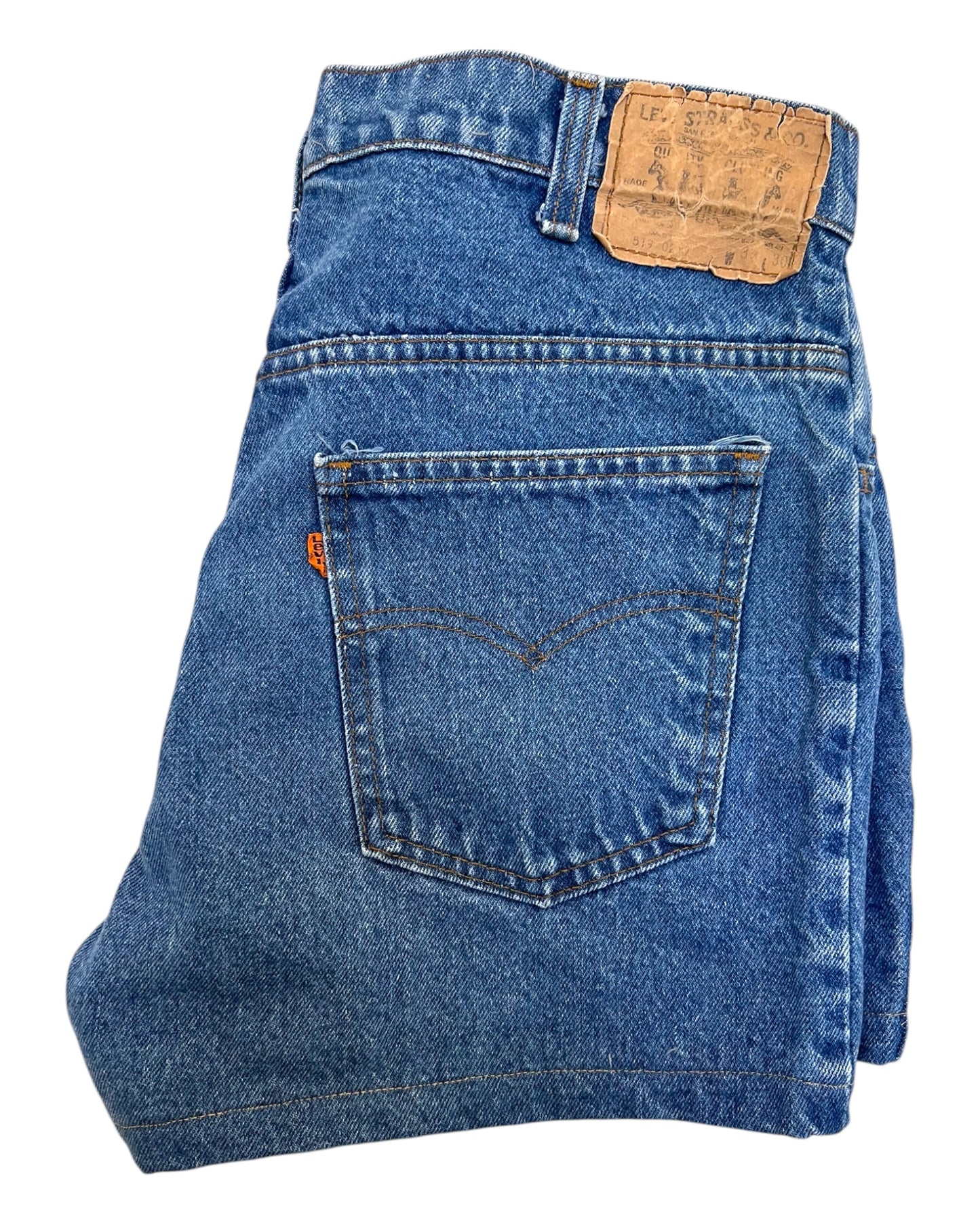 Vintage Levi's Blue Denim Mini Shorts