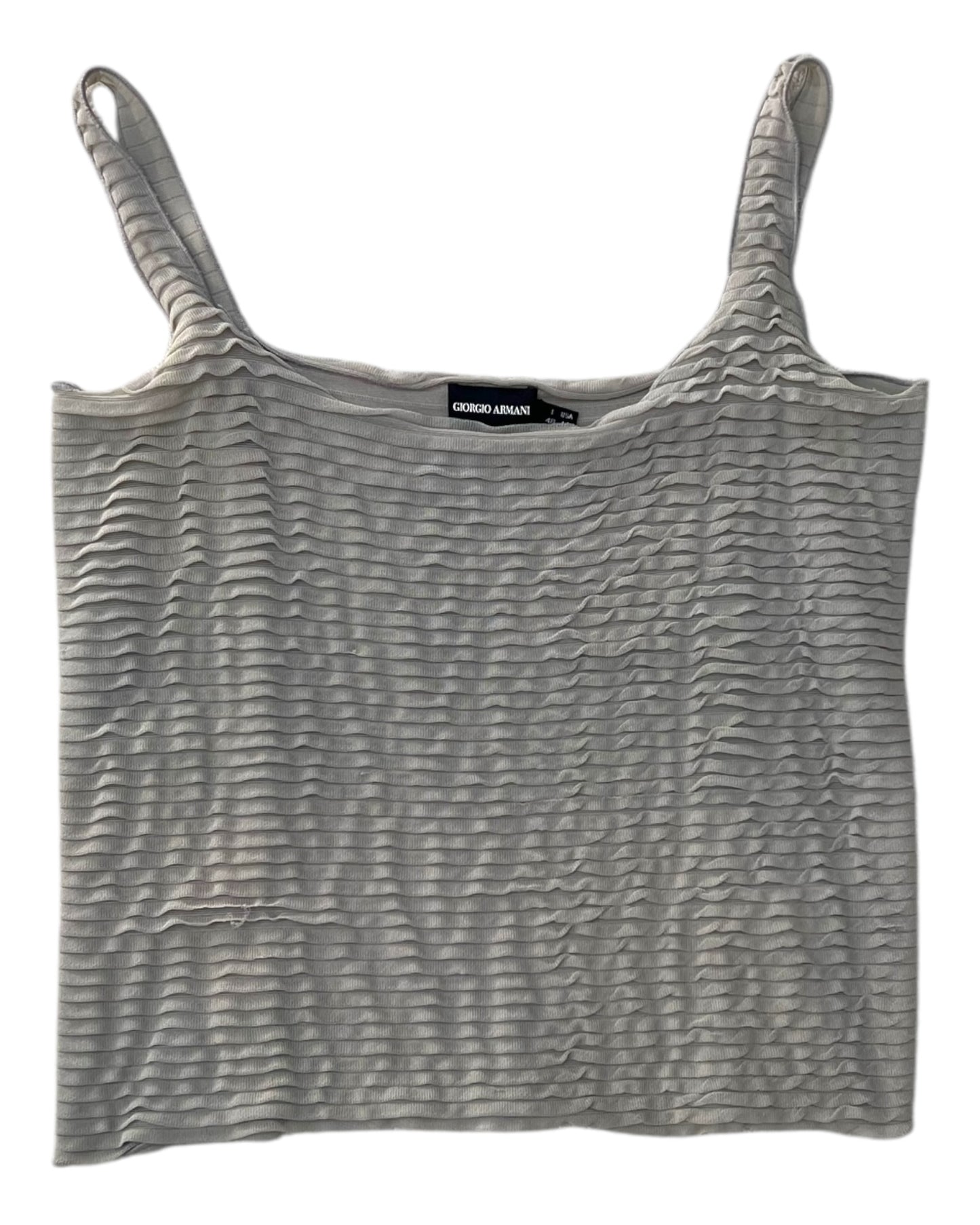 Vintage Giorgio Armani Grey Tank Top Blouse