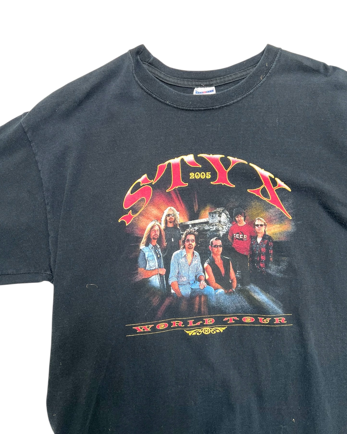 Vintage 2005 STYX World Tour Tee