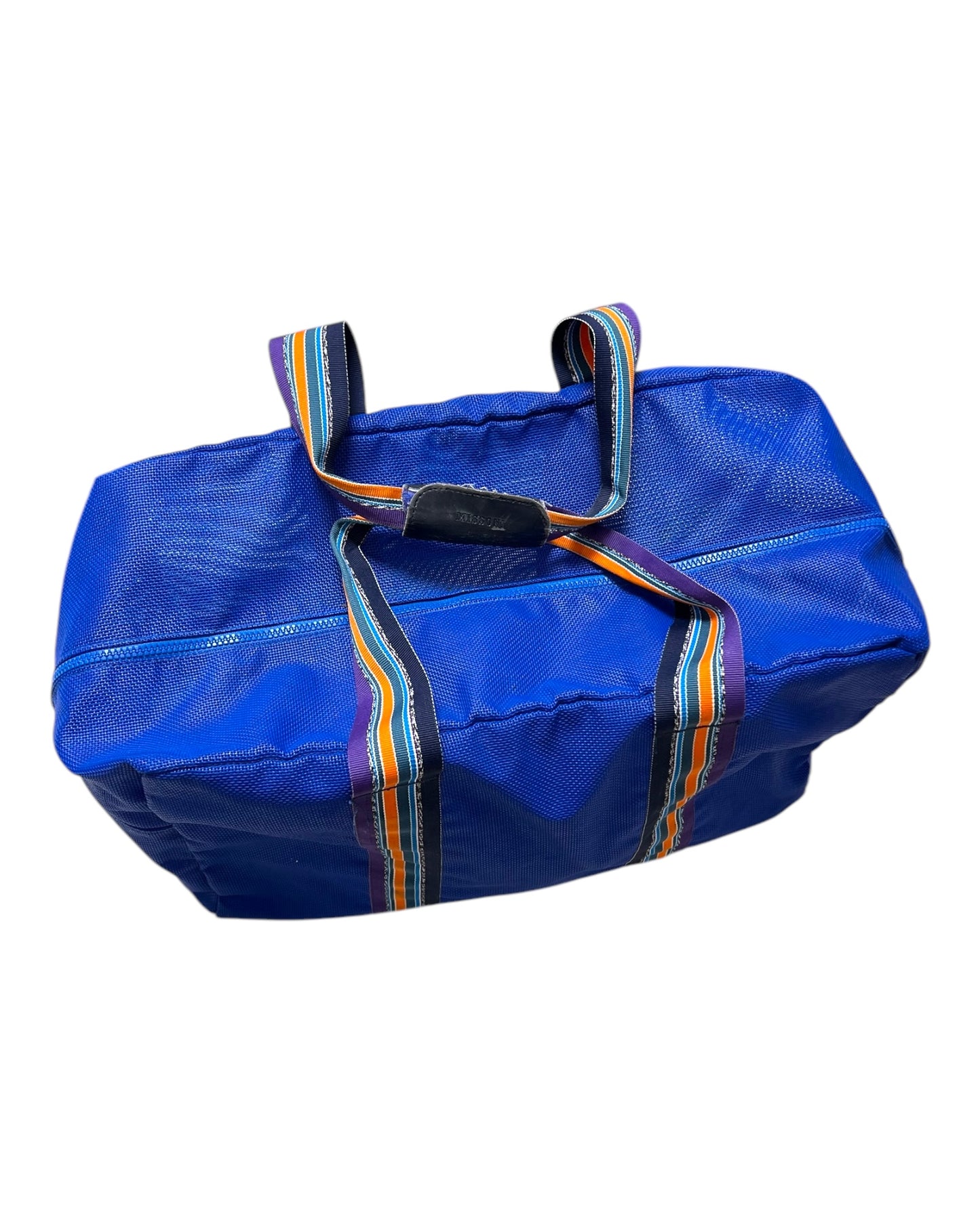 Vintage Missoni Blue Mesh Duffle Bag