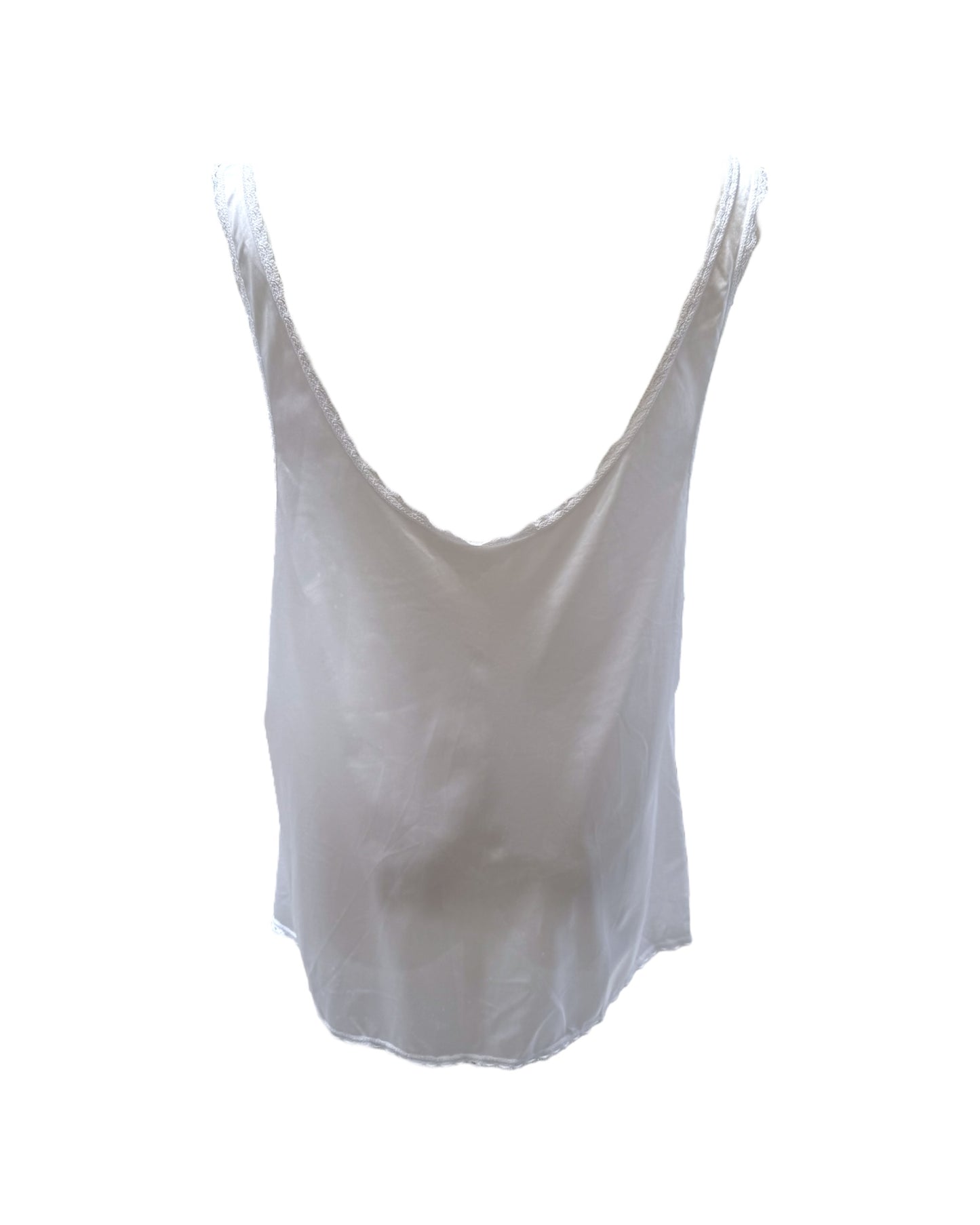 Vintage Vanity Fair White Silky Tank Top