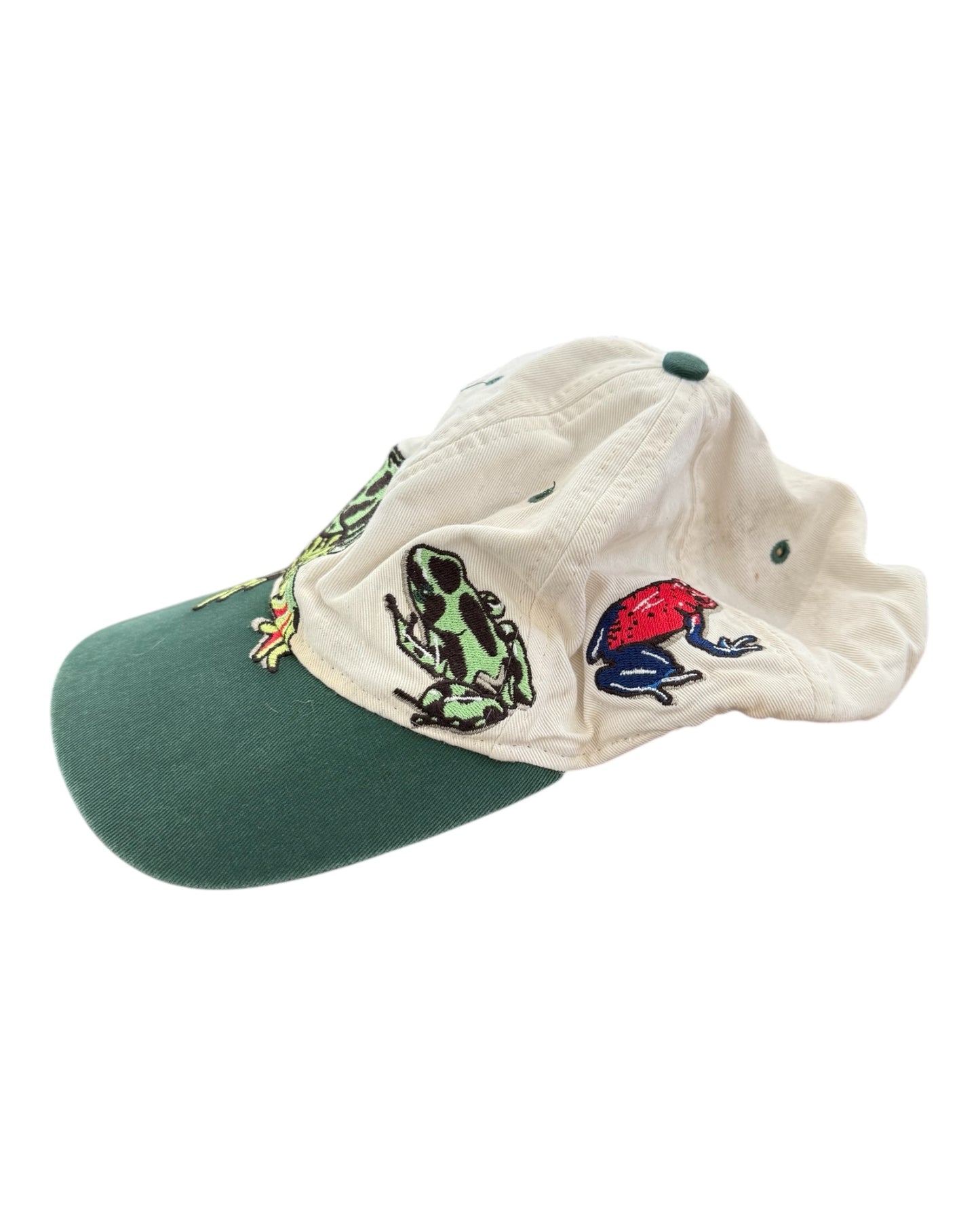 Vintage Embroidered Frog Hat