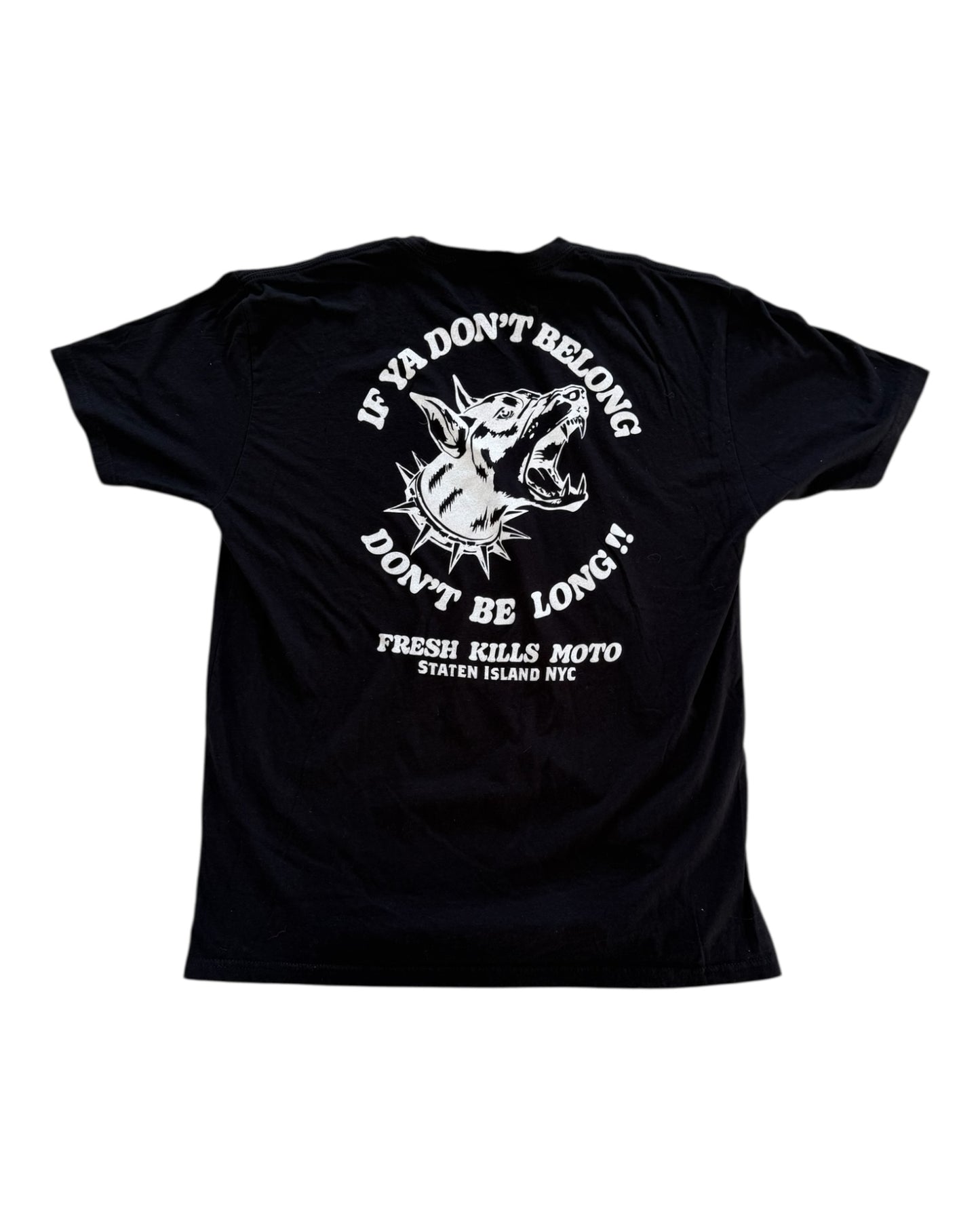 Vintage Fresh Kills Moto Black Tee