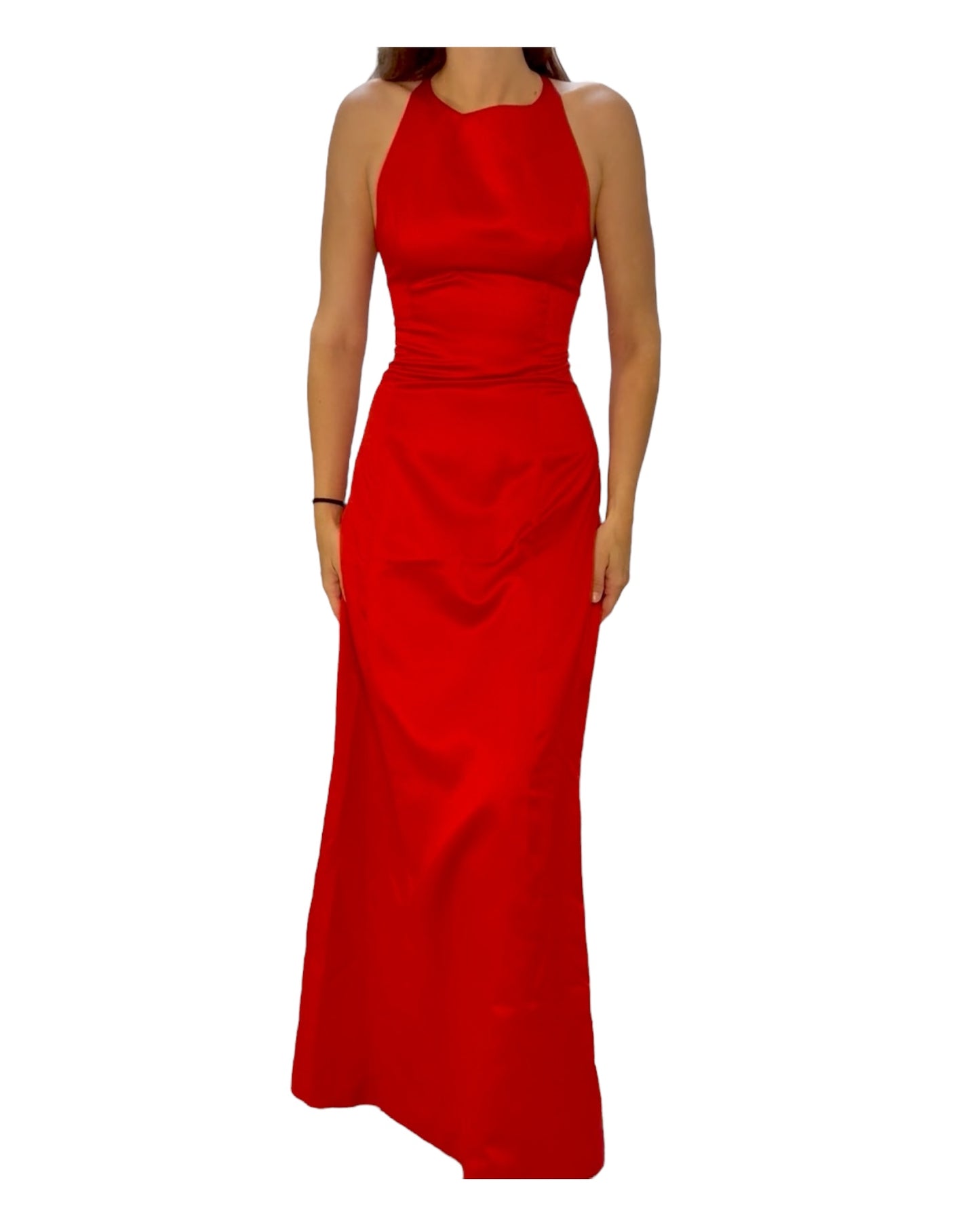 Vintage Vera Wang Red Gown