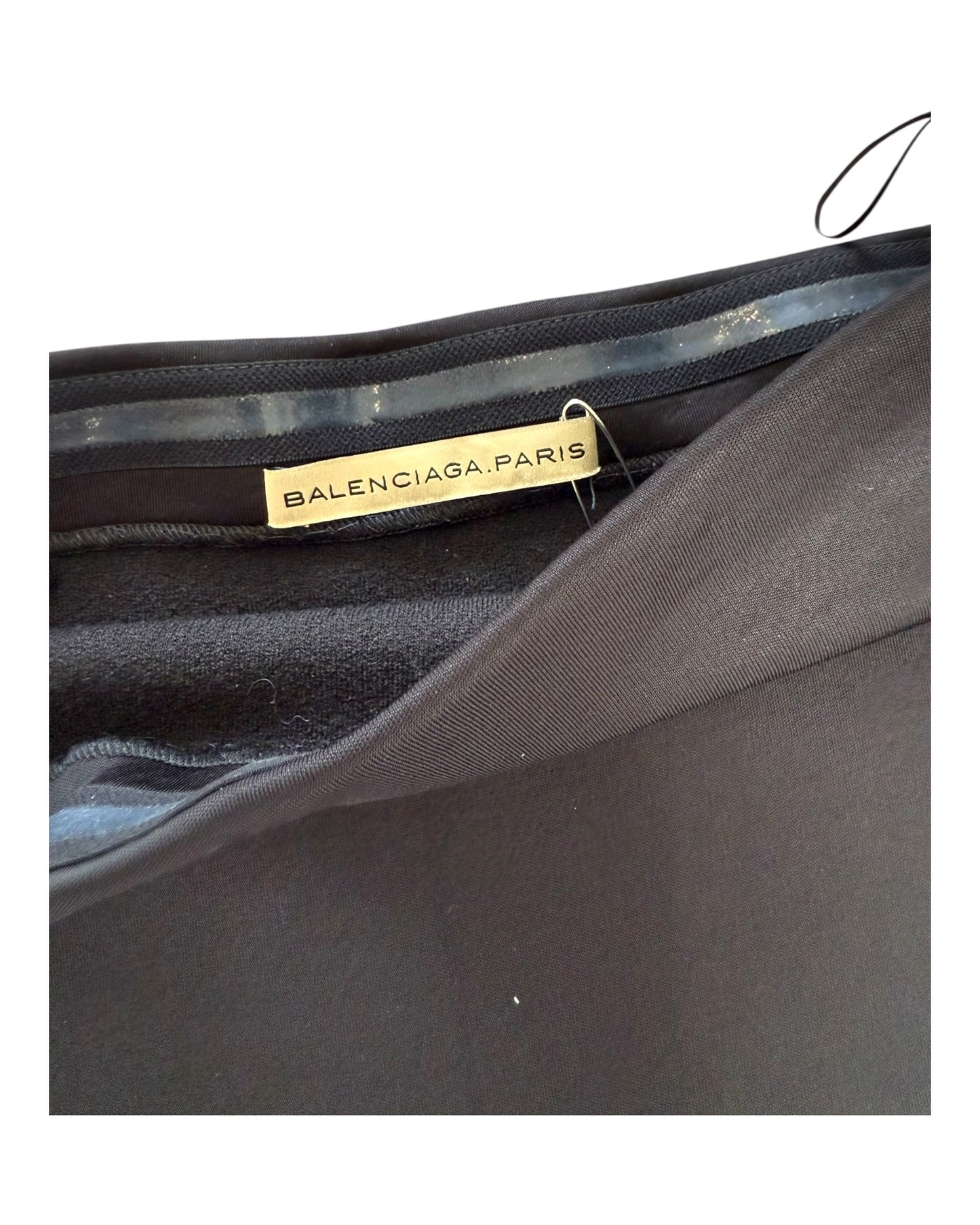Vintage 2009 Balenciaga Black Mini Dress