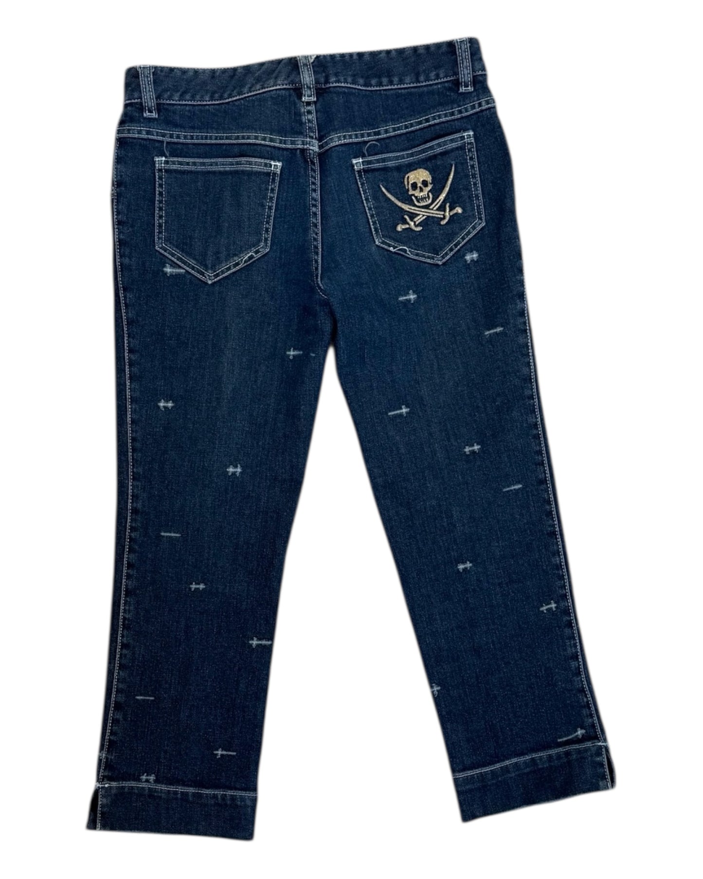 Vintage Stella McCartney Embroidered Skinny Jeans