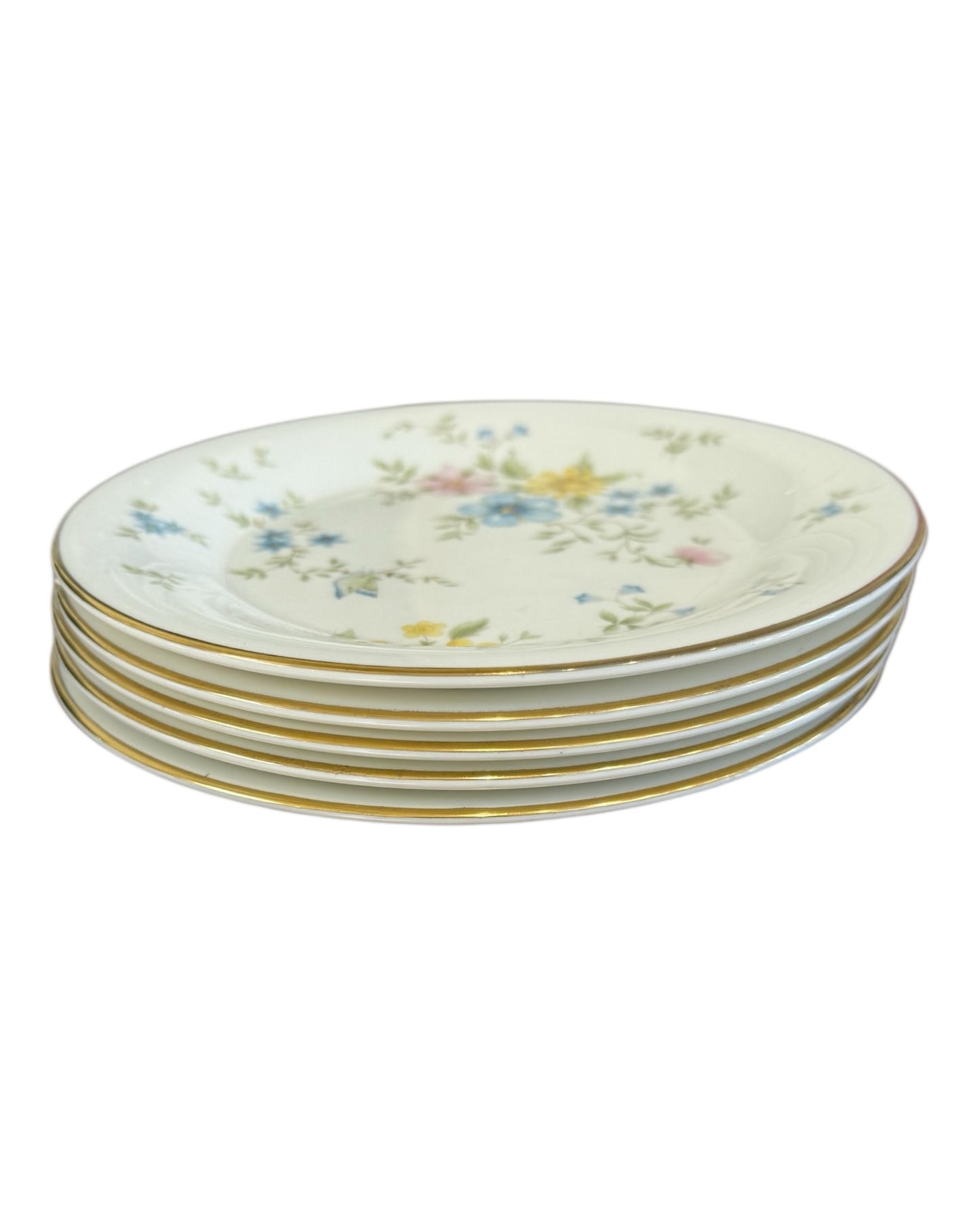 Vintage Set of 5 Royal Elegy Fine China Plates