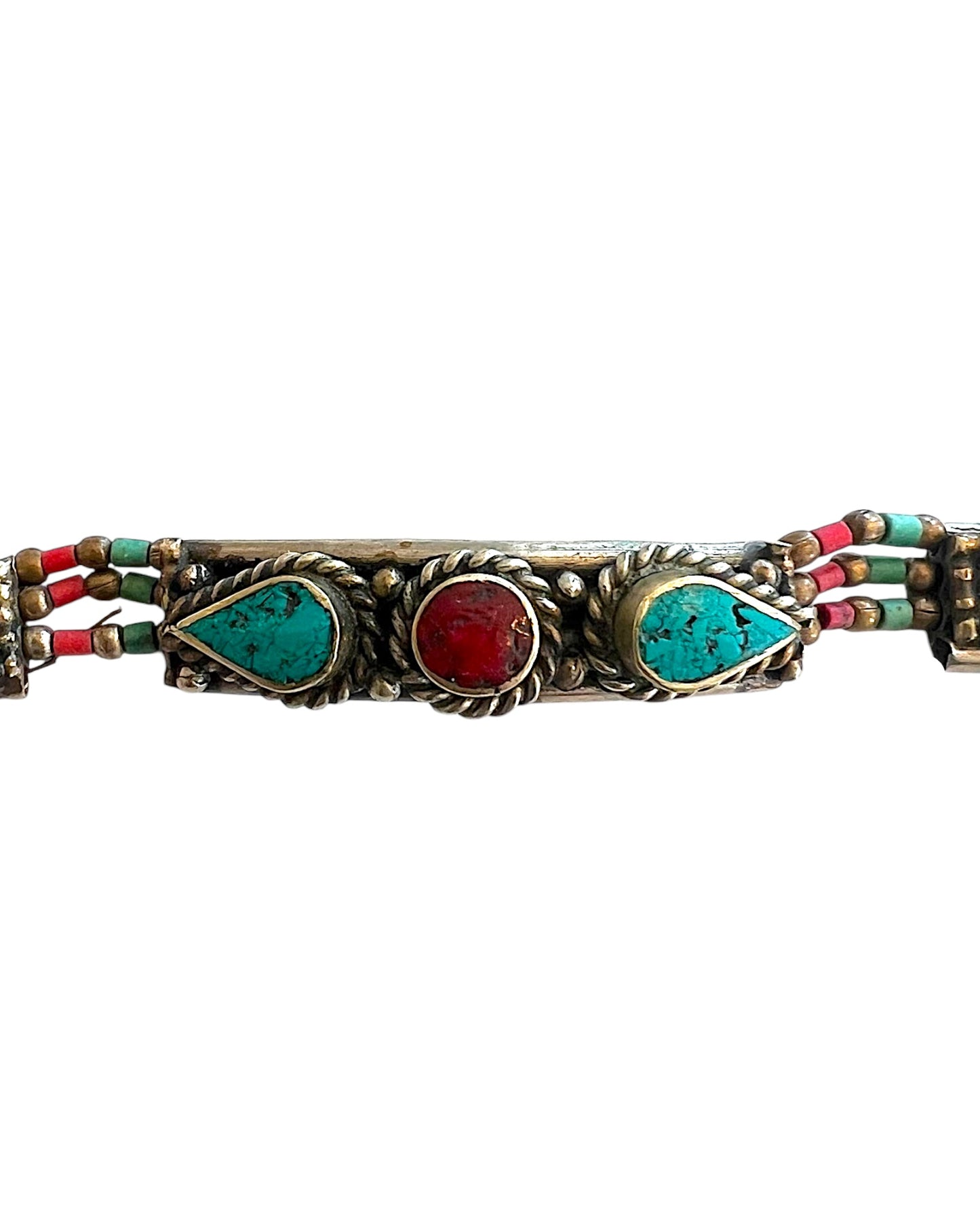 Vintage Sterling Silver and Turquoise Bracelet