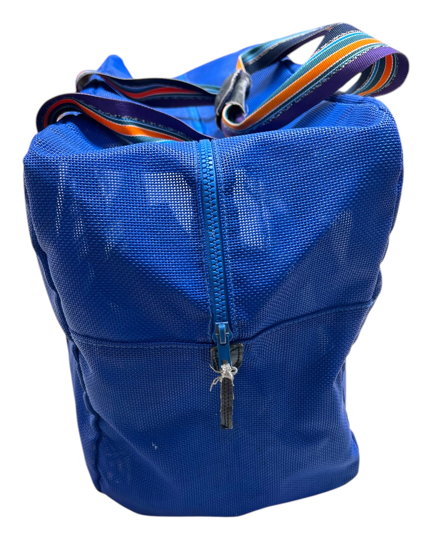 Vintage Missoni Blue Mesh Duffle Bag