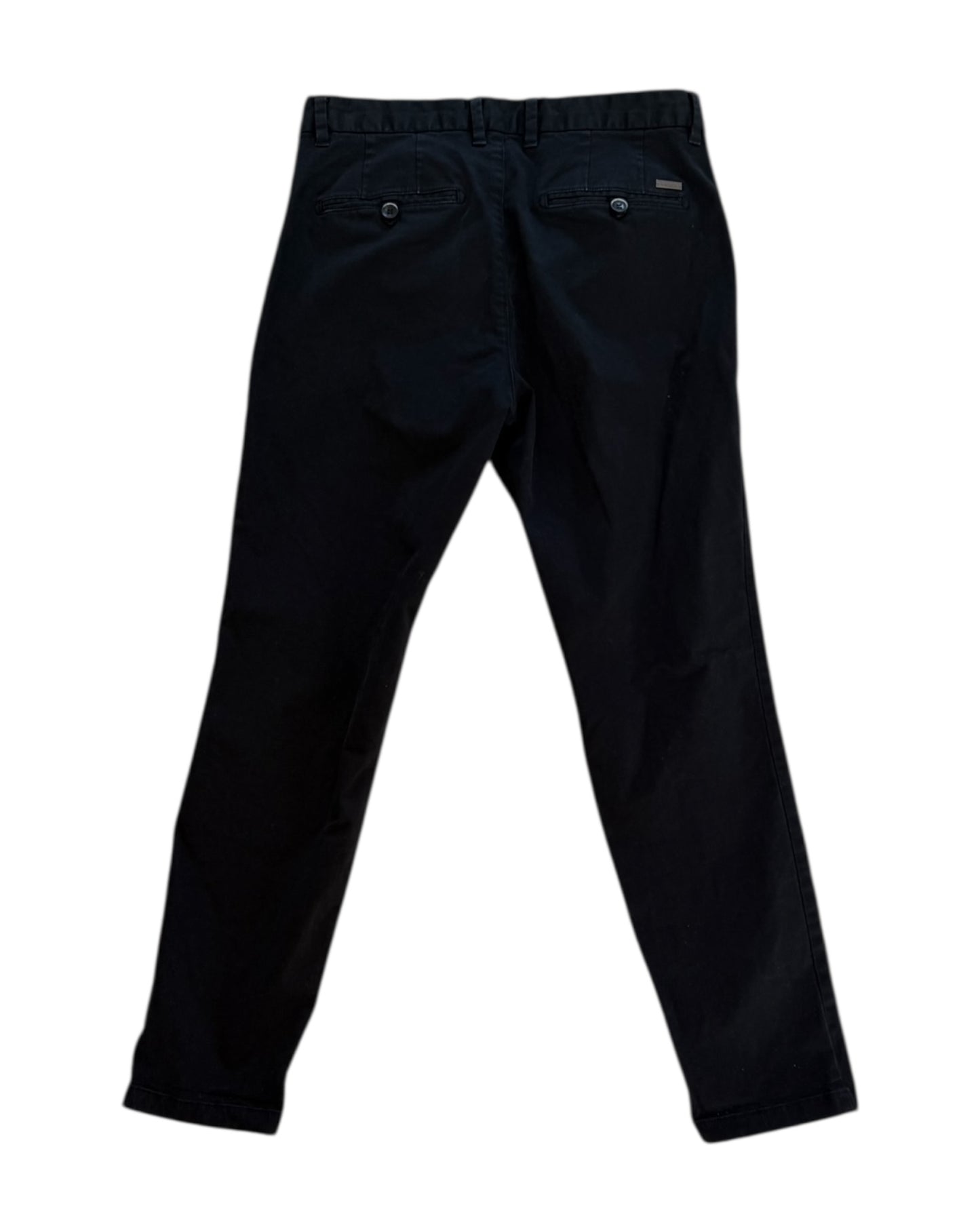 Pre-Loved Sisley Black Chino Pants
