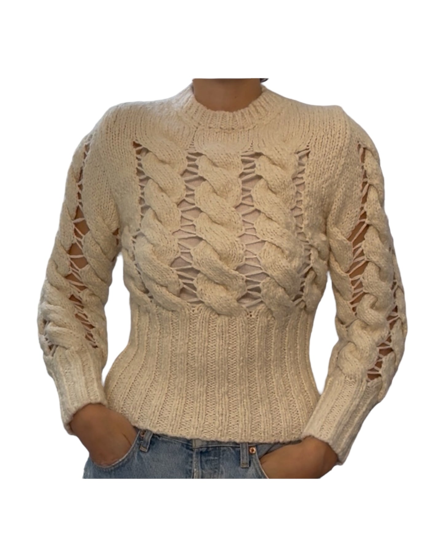 Vintage Cable Knit Sweater