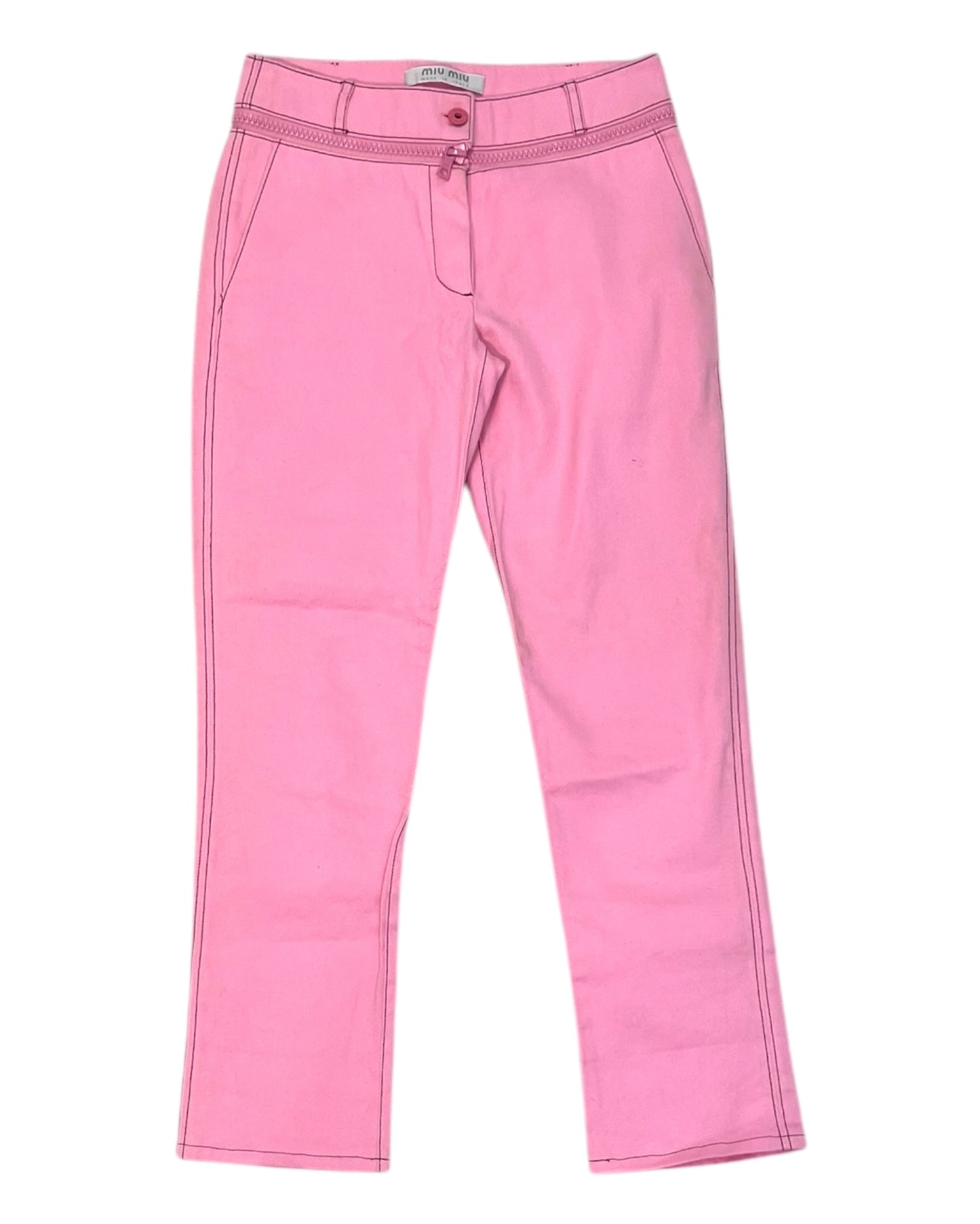 Vintage 1990s Miu Miu Pink Jeans
