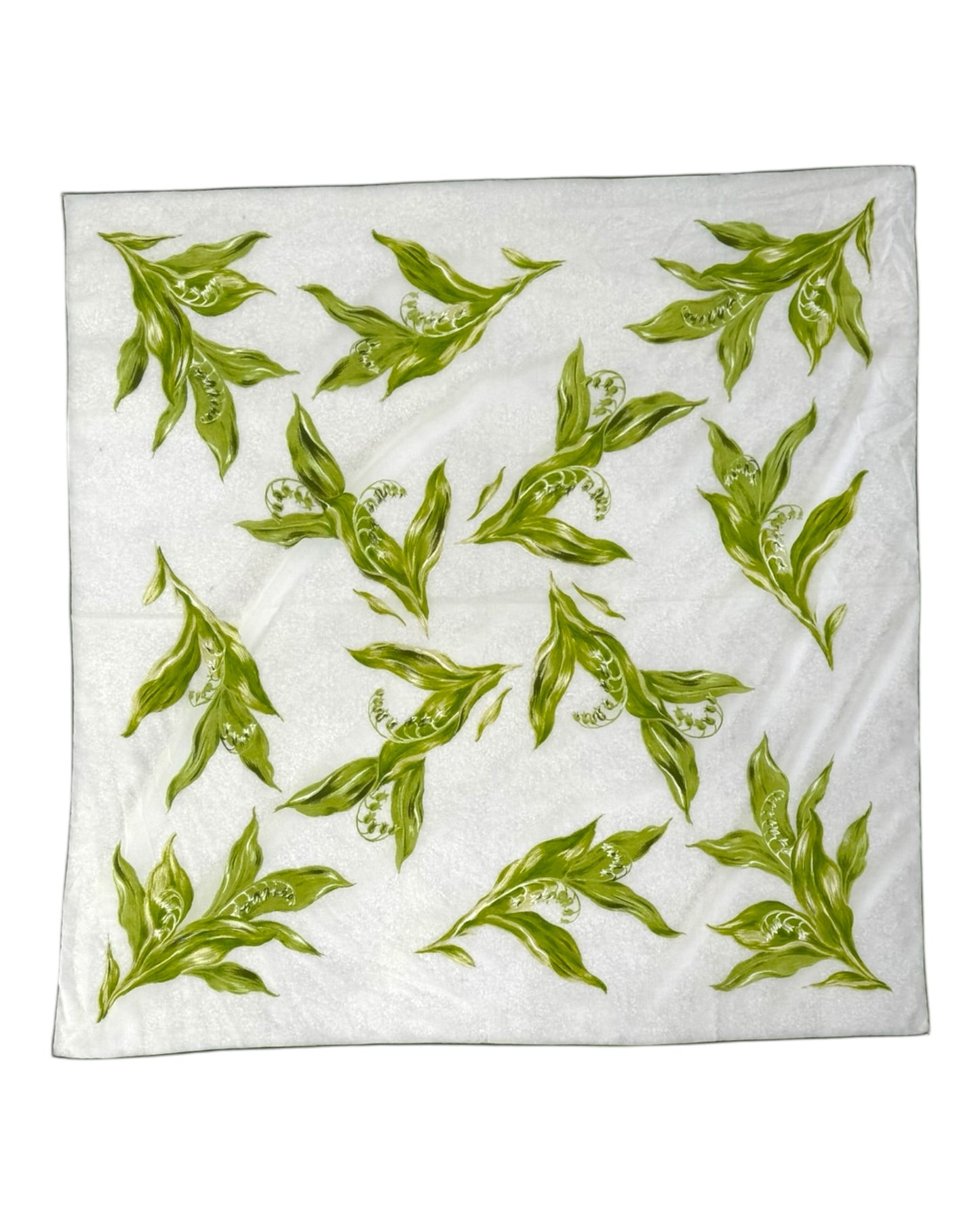 Vintage Pea Shoot Scarf