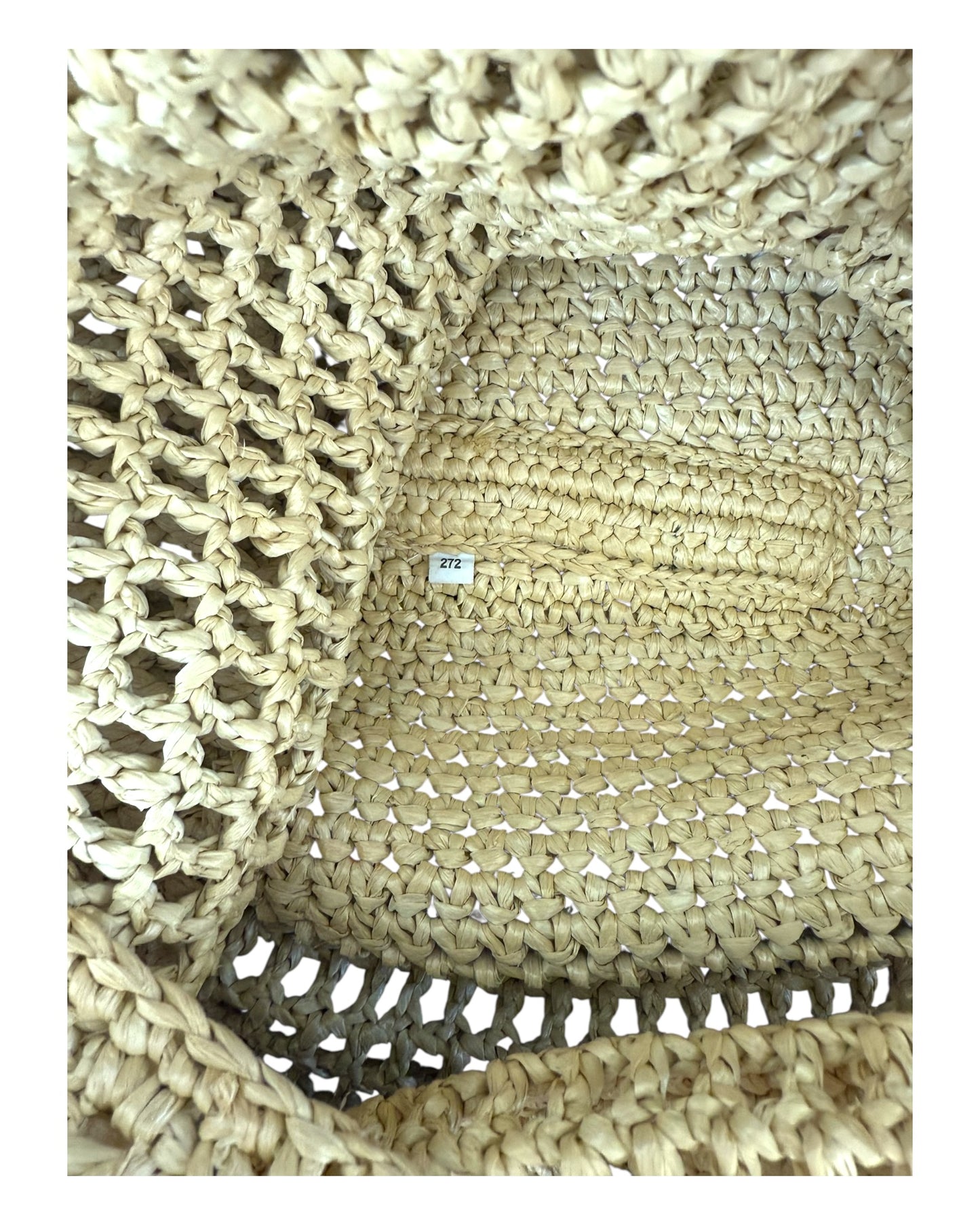 Pre-Loved Prada Raffia Hobo Bag