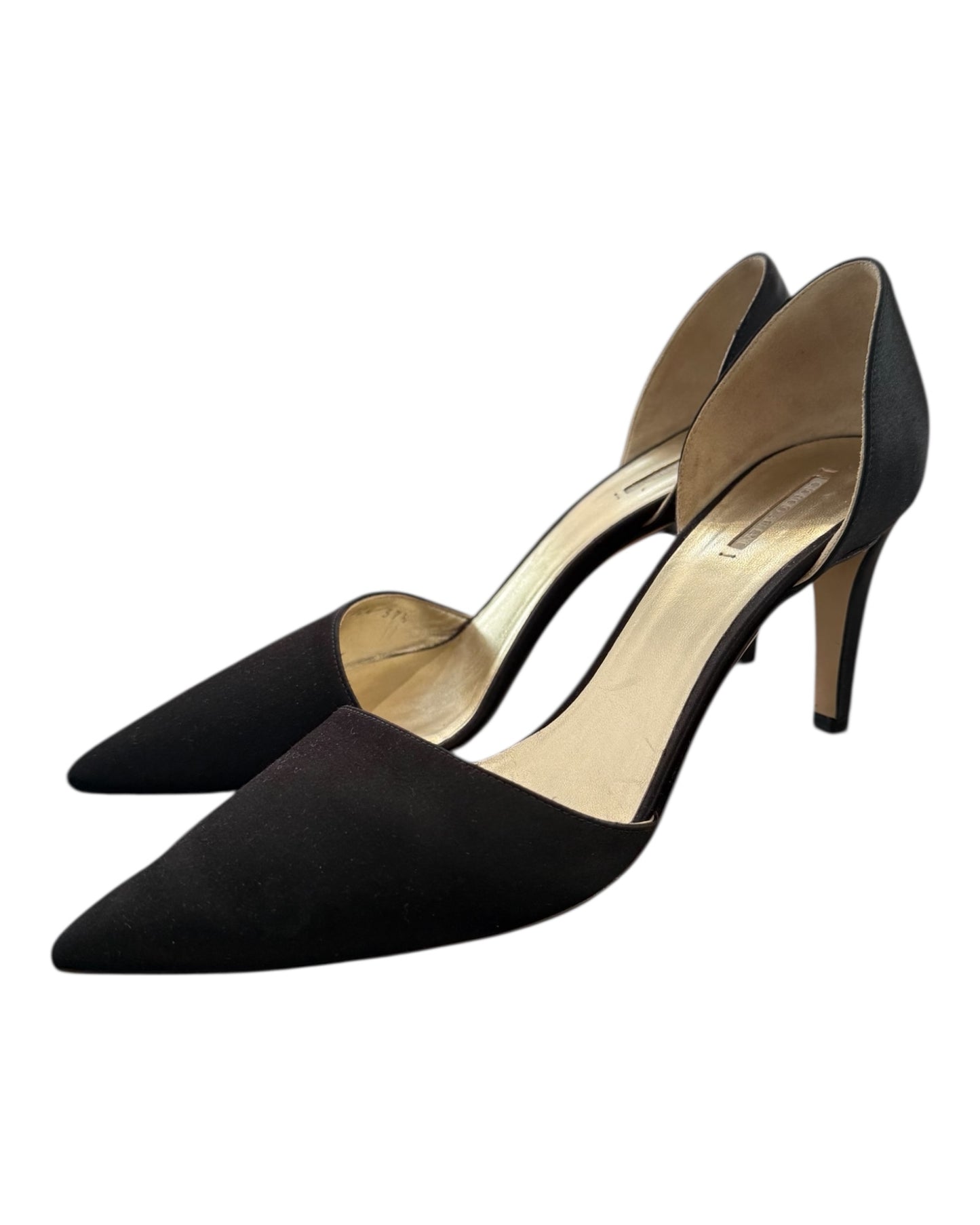 Vintage Giorgio Armani D'Orsay Black Pumps