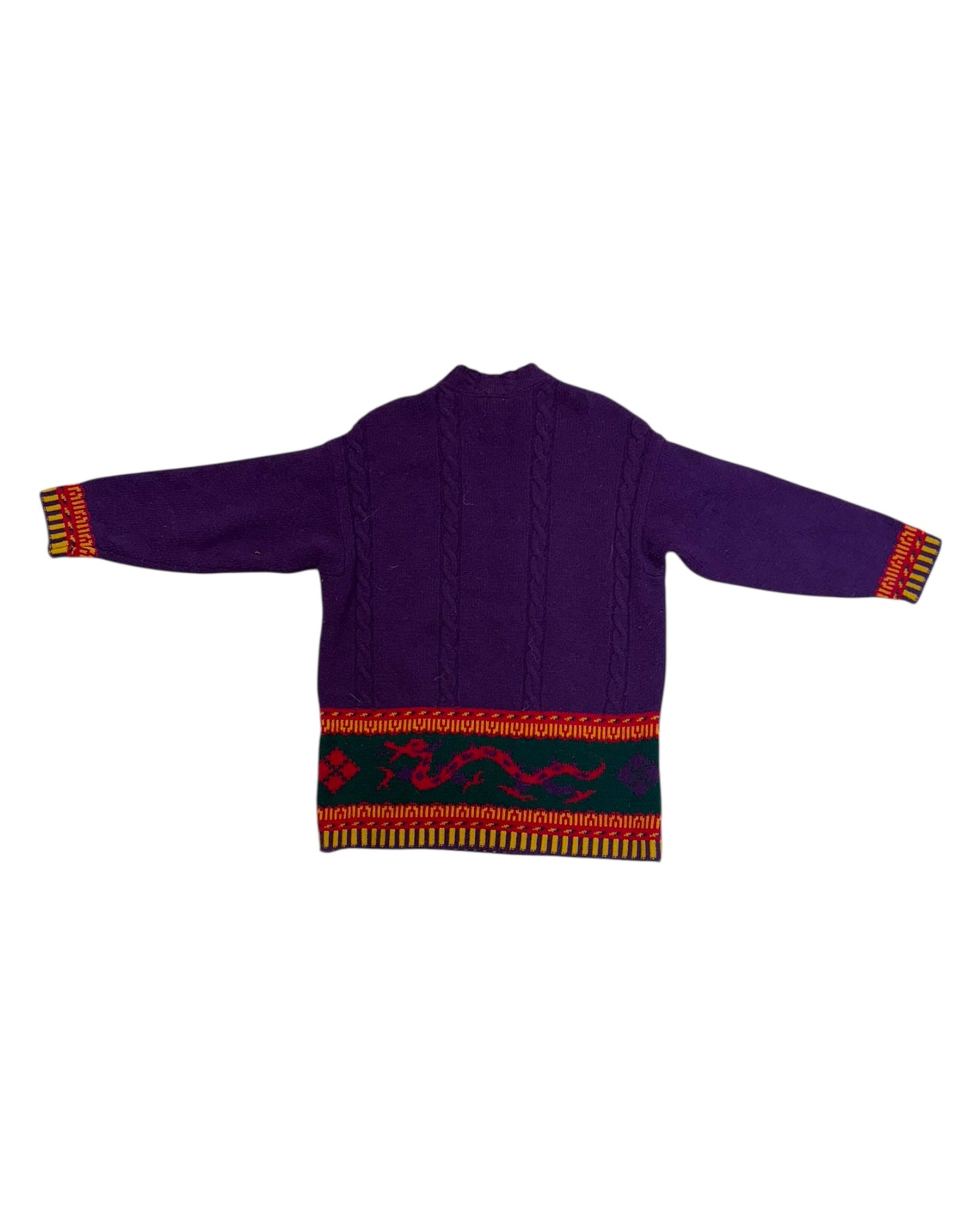 Vintage Wool Purple Sweater