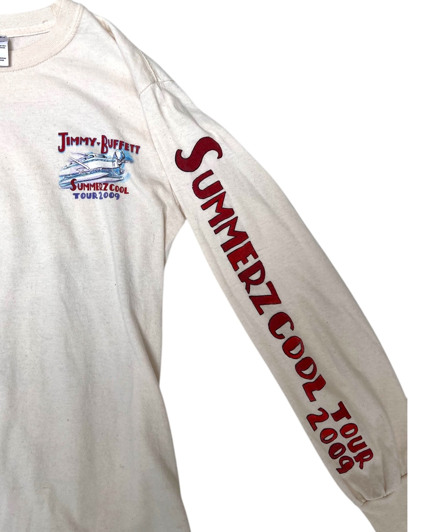 Vintage 2009 Jimmy Buffet Summerz Cool Tour Long-Sleeve Tee