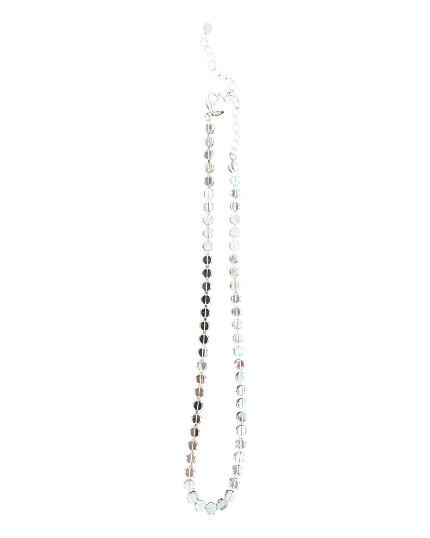 Vintage Green and Silver Necklace
